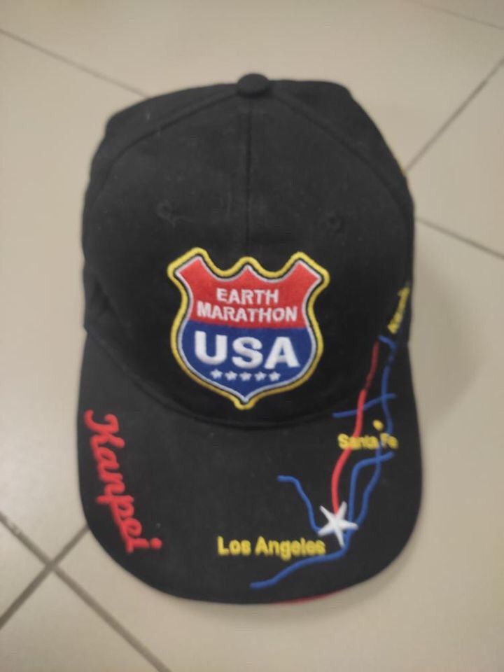 EARTH MARATHON USA EMBROIDERY CAP
