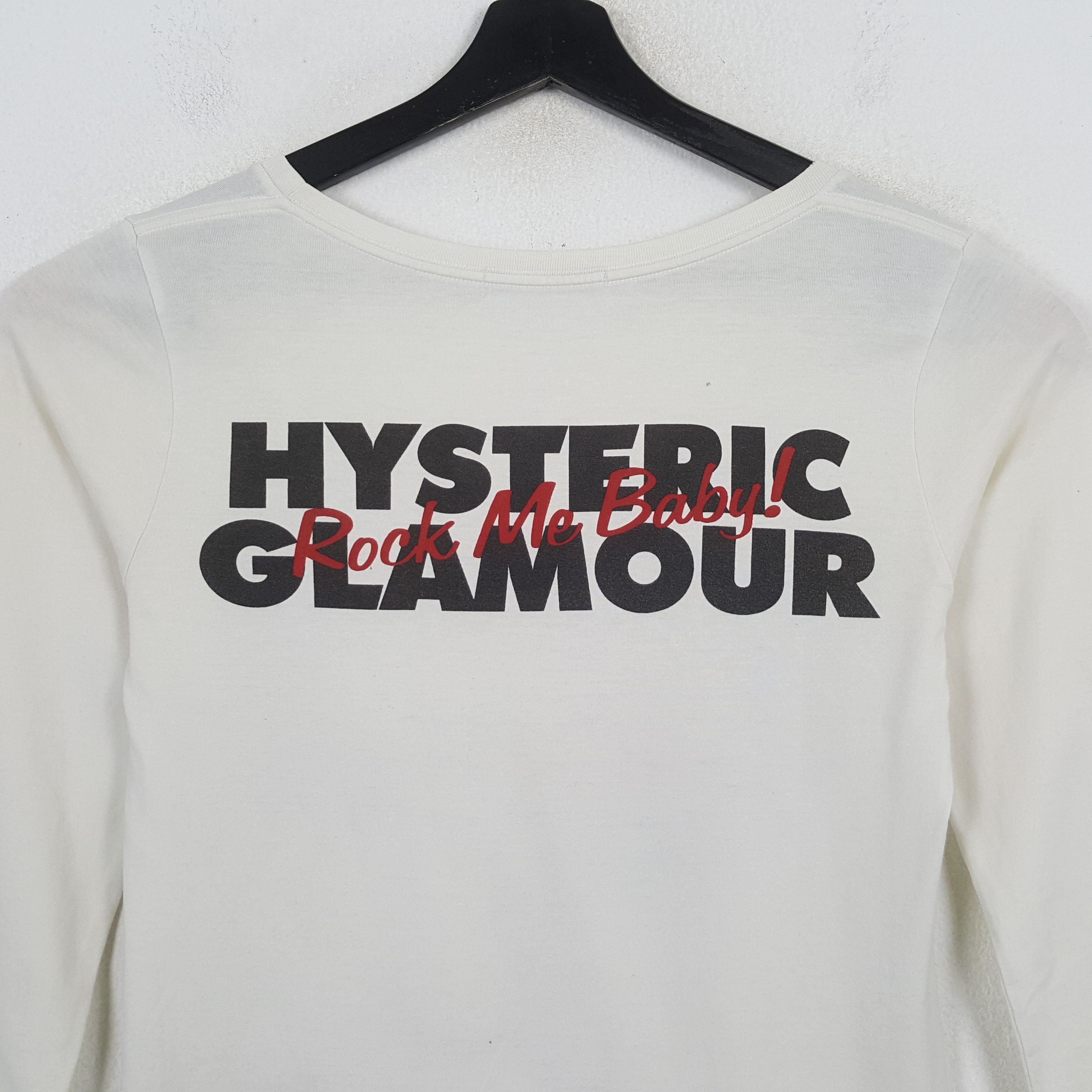 Hysteric Glamour Hysteric Glamour Rock Me Baby Streetwear Tshirt RR16 Size S / US 4 / IT 40 - 4 Thumbnail
