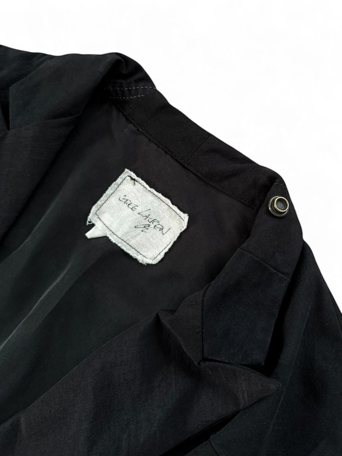 Greg Lauren Sz1 1/1 Black Workwear Tux Ollie Blazer Patchwork Jacket Size US S / EU 44-46 / 1 - 2 Thumbnail