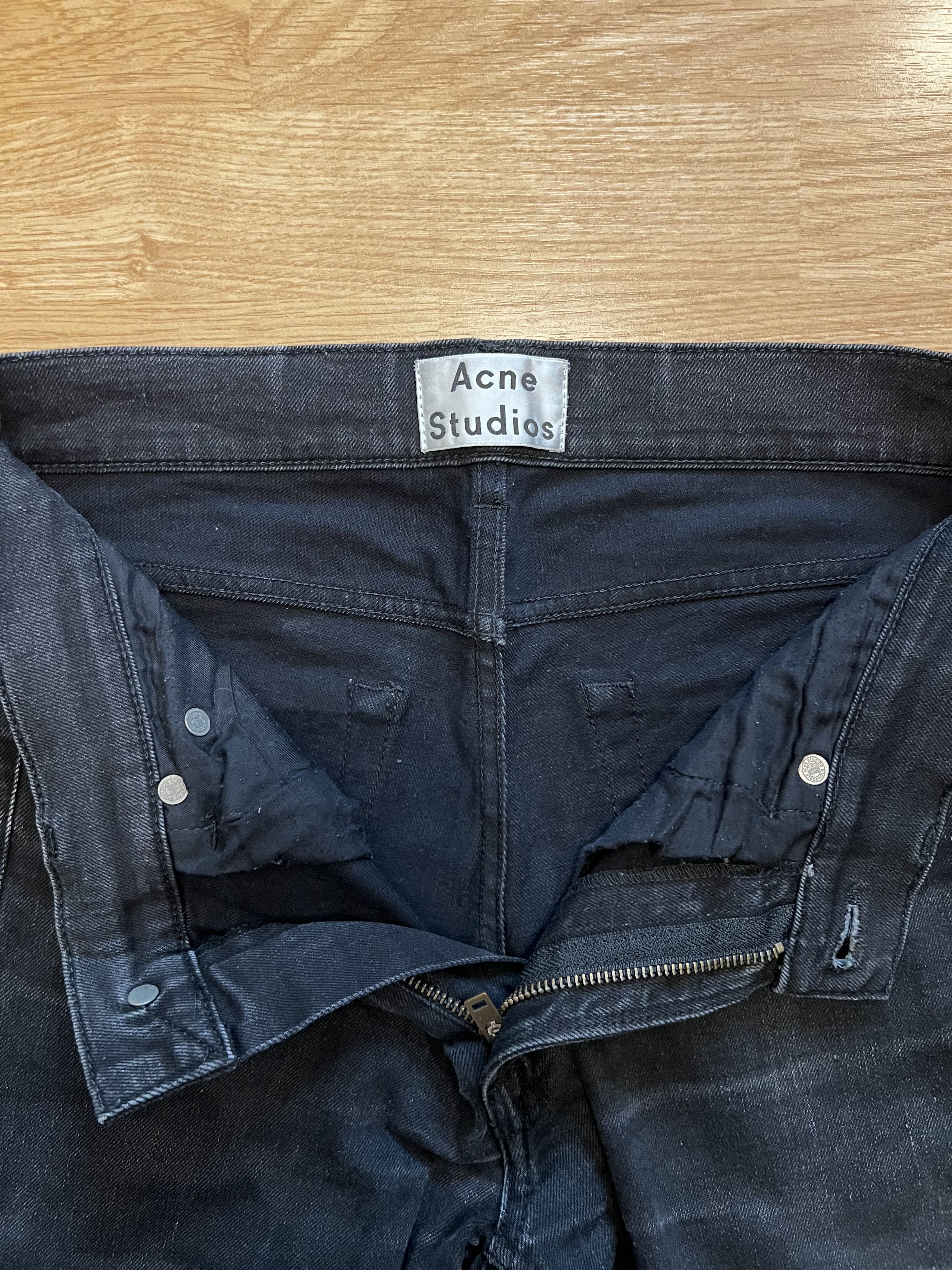 Acne Studios Acne Studios Ace Cash Black Size US 30 / EU 46 - 7 Thumbnail