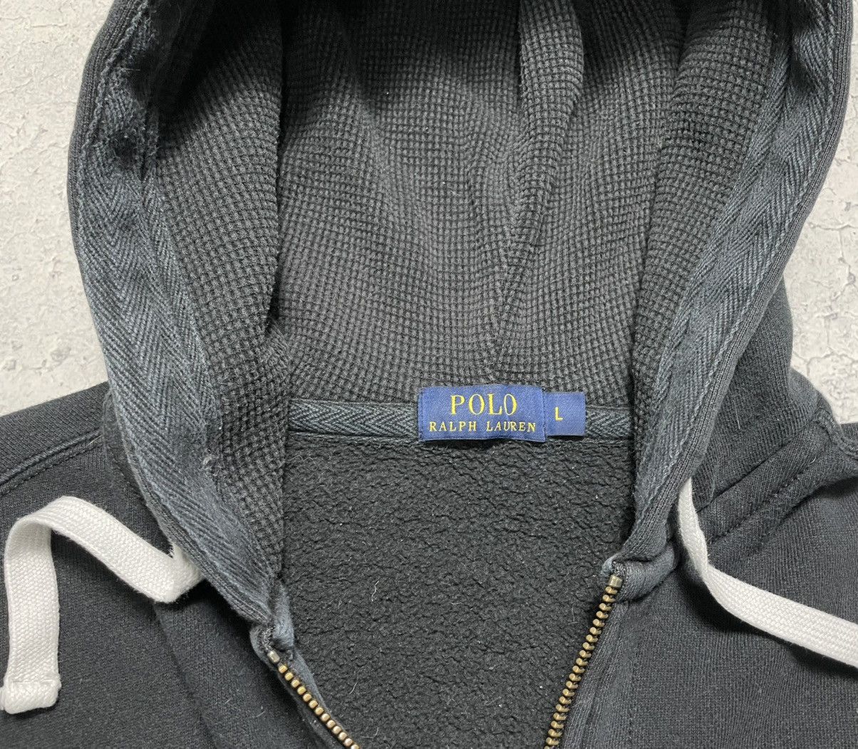 Polo Ralph Lauren Vintage Polo Ralph Lauren Black Full Zip Hoodie Hype PRL Y2K Size US L / EU 52-54 / 3 - 10 Thumbnail