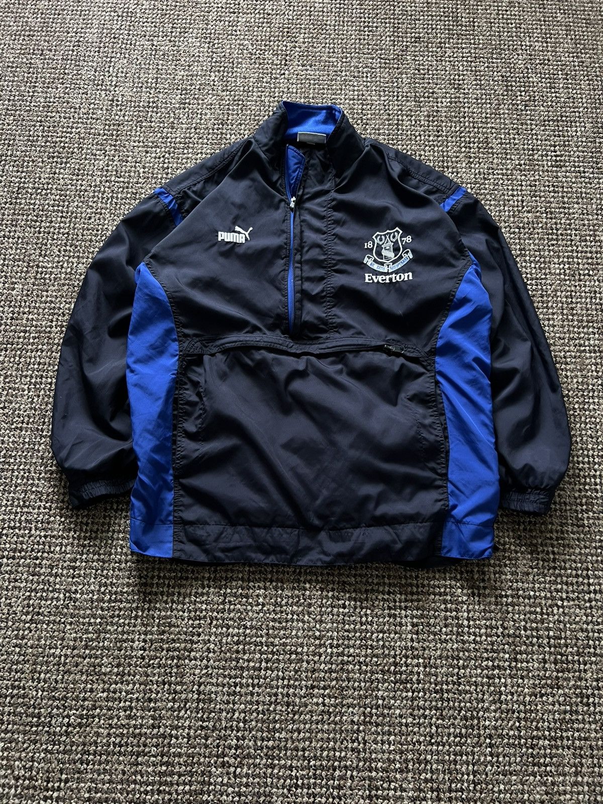 Puma Vintage Puma Everton 2000 2002 Training Jacket Track Soccer Size US M / EU 48-50 / 2 - 2 Thumbnail