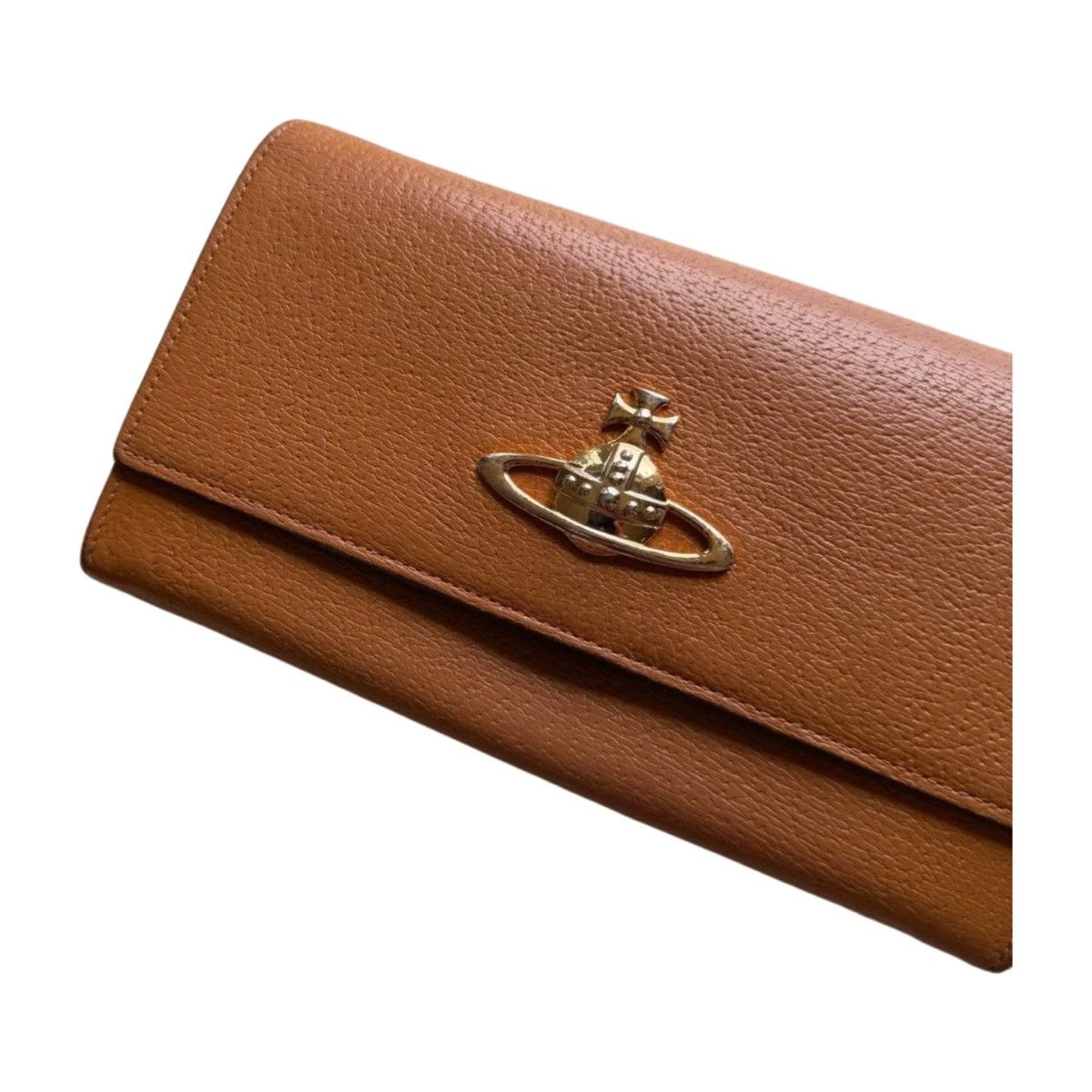 Vivienne Westwood Vintage Vivienne Westwood Tan Orb Long Wallet Size ONE SIZE - 3 Thumbnail
