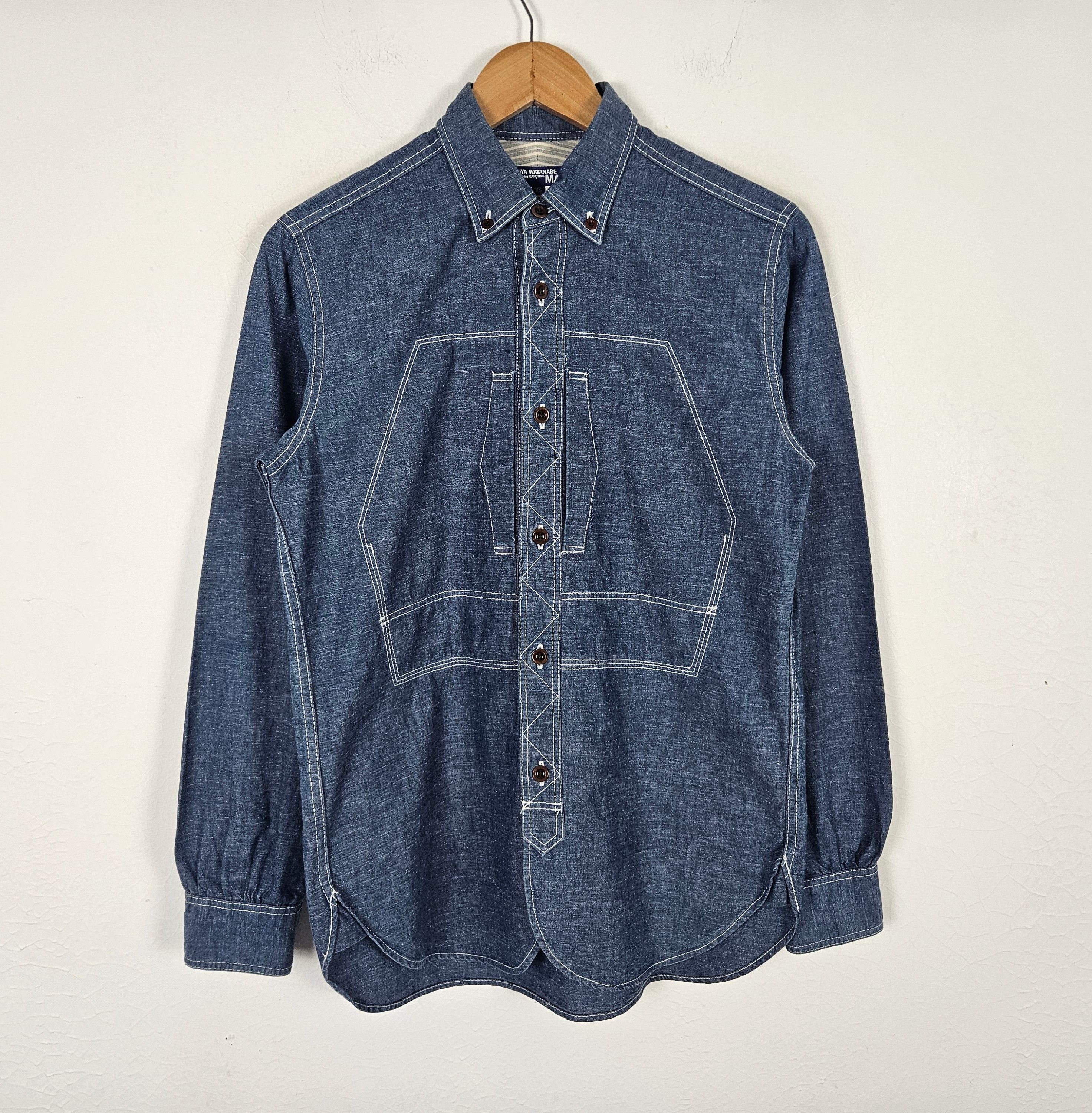 Comme des Garcons Junya Watanabe Comme des Garcons AD2013 Denim Jacket Size US XS / EU 42 / 0 - 2 Thumbnail