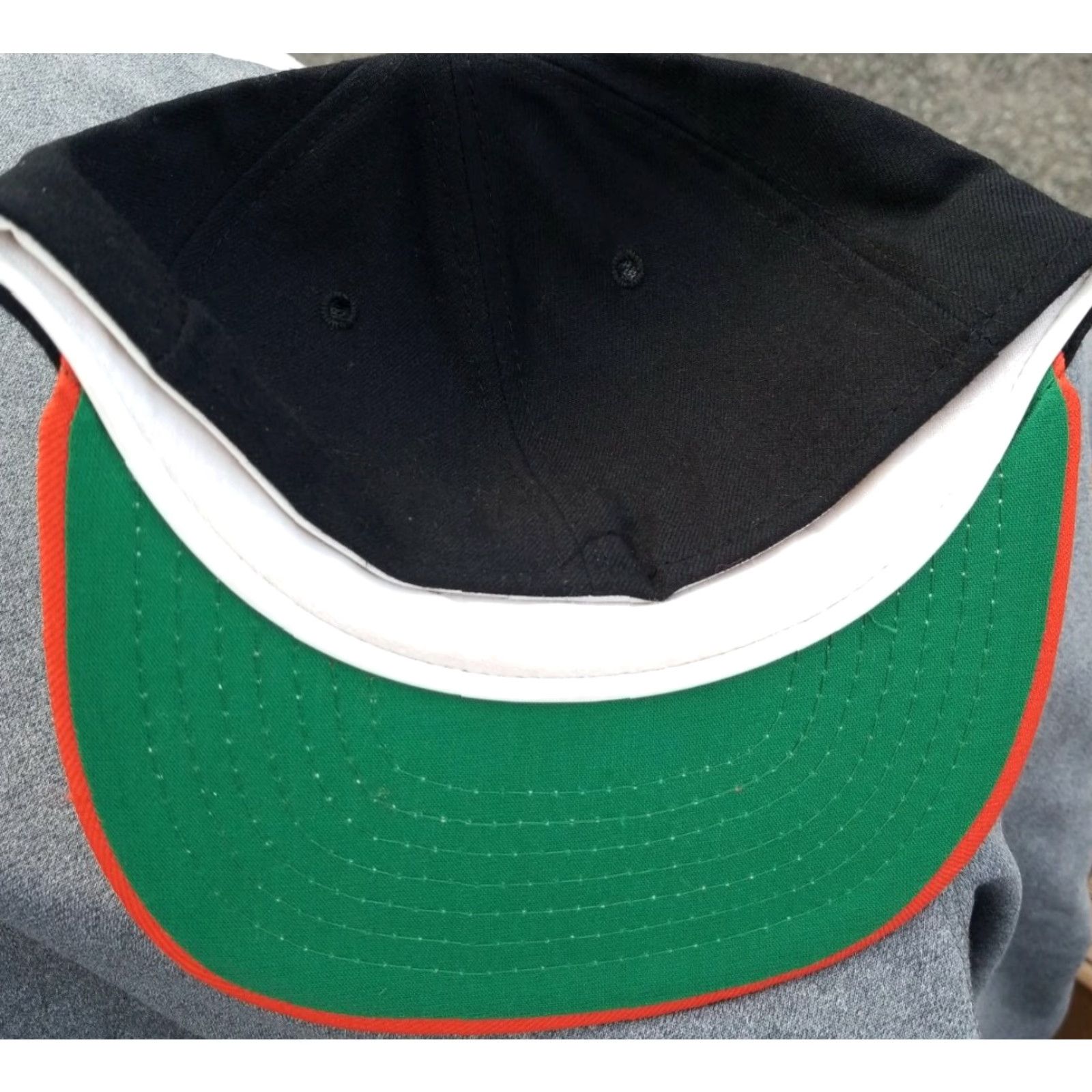 MLB VINTAGE 80s Roman Cap Hat Baltimore Orioles Cooperstown Collection MLB Wool Black 6 3/4 RARE Mens Baseball Cap Size ONE SIZE - 3 Thumbnail