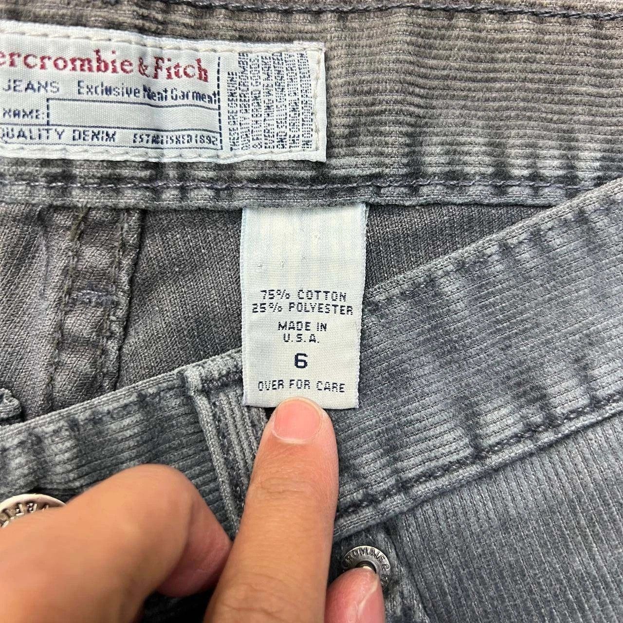 Abercrombie & Fitch Vintage Abercrombie & Fitch Pants Women 6 Corduroy 30x31 Size 30" / US 8 / IT 44 - 3 Thumbnail
