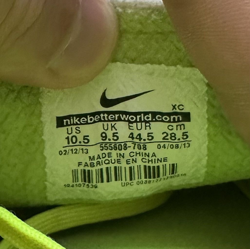 Nike 2013 NIKE MERCURIAL VICTORY IV SOCCER BOOTS CLEATS US 10.5 Size US 10.5 / EU 43-44 - 8 Thumbnail