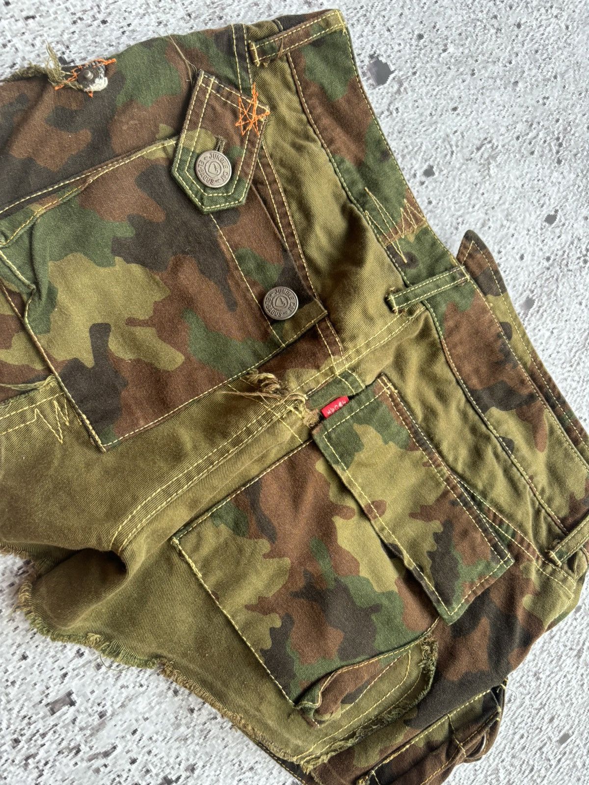 Hysteric Glamour Y2k Jungle Cat Camo Punk style Women's Shorts Size 30" / US 8 / IT 44 - 5 Thumbnail