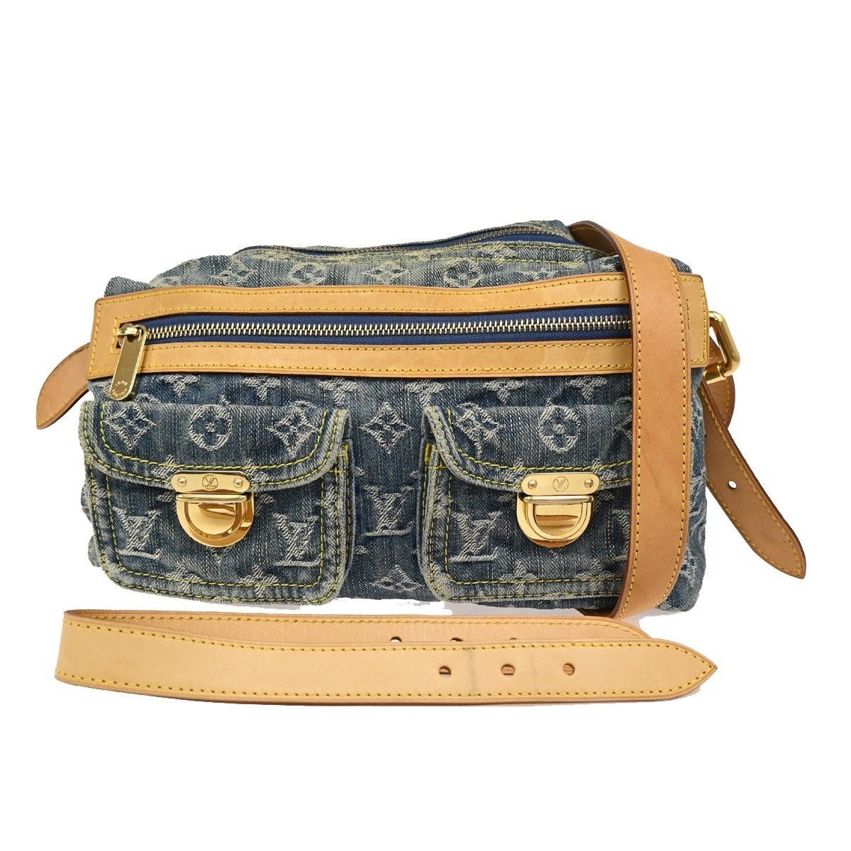 Louis Vuitton Louis Vuitton Baggy Handbag Denim Size ONE SIZE - 1 Thumbnail