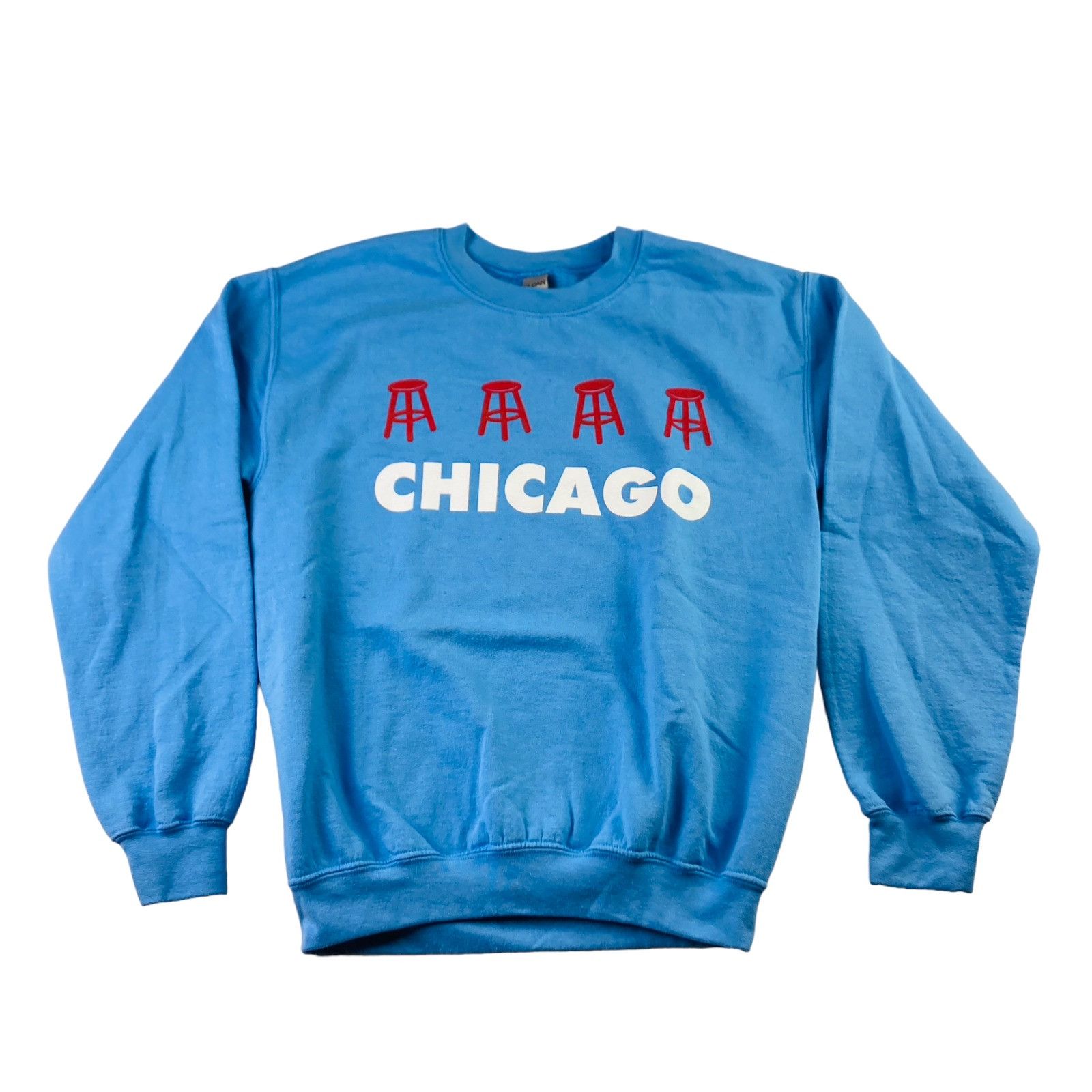 Gildan Barstool Sports Chicago Men’s Sweatshirt Blue • Small Size US S / EU 44-46 / 1 - 2 Thumbnail