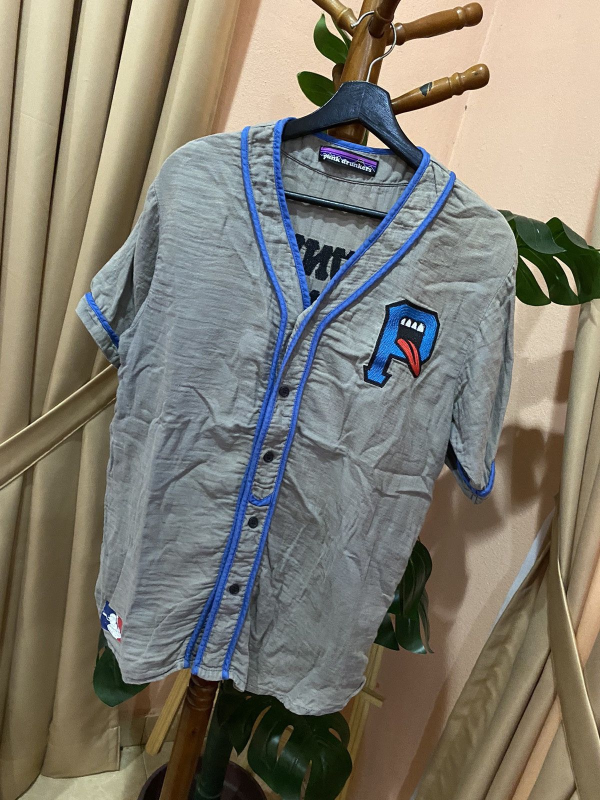 If Six Was Nine × Vintage VINTAGE PUNK DRUNKERS BASEBALL JERSEY Size US L / EU 52-54 / 3 - 4 Thumbnail