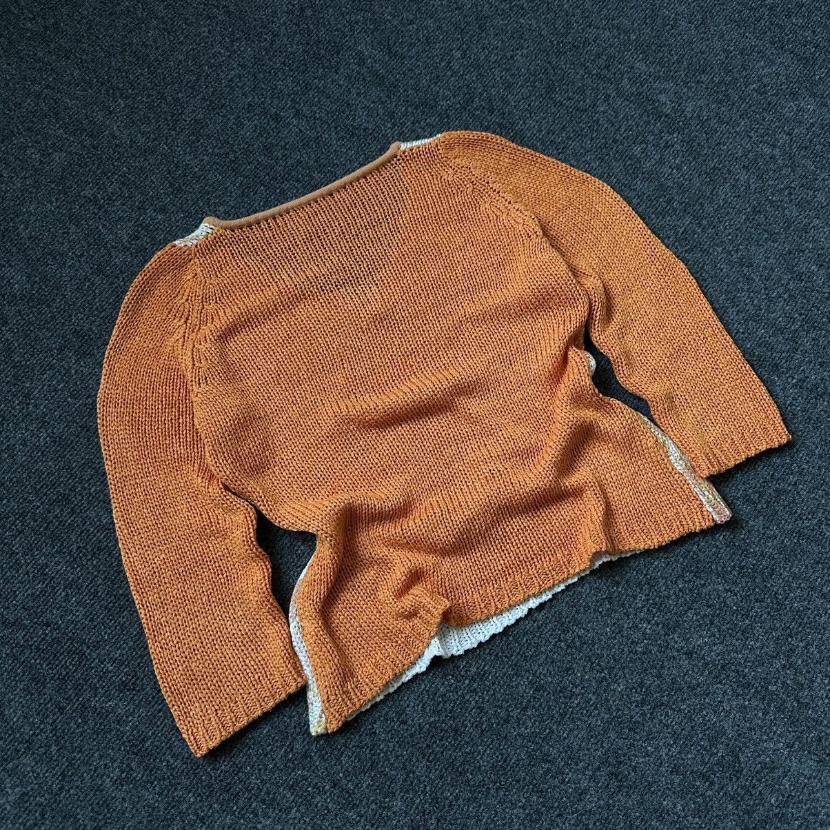 If Six Was Nine VTG Knit V Neck Sweater Long Y2K 00s USA Hype Trend Pop Grun Size S / US 4 / IT 40 - 4 Thumbnail