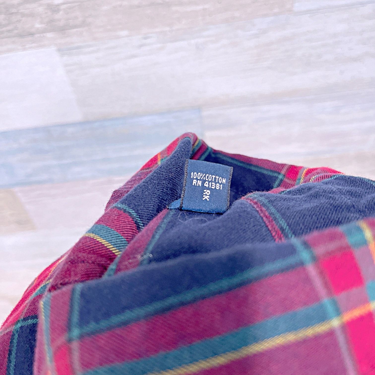 Polo Ralph Lauren POLO Ralph Lauren Flannel Classic Fit Shirt Burgundy Mens XL Size US XL / EU 56 / 4 - 6 Thumbnail