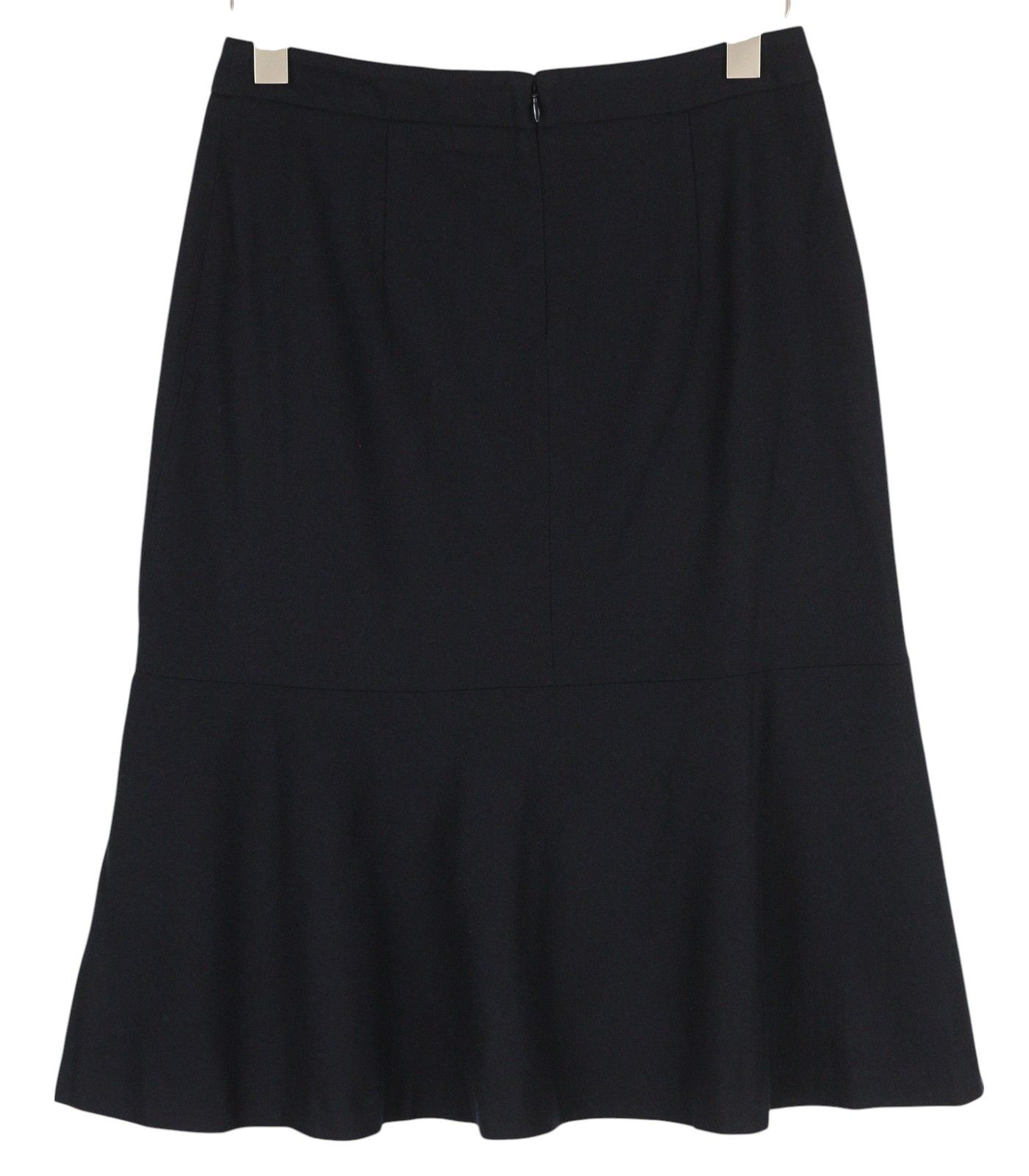 Gant FLANNEL FLARE EU38 Dark Blue Wool Blend Skirt 85357 Size 28" / US 6 / IT 42 - 2 Thumbnail