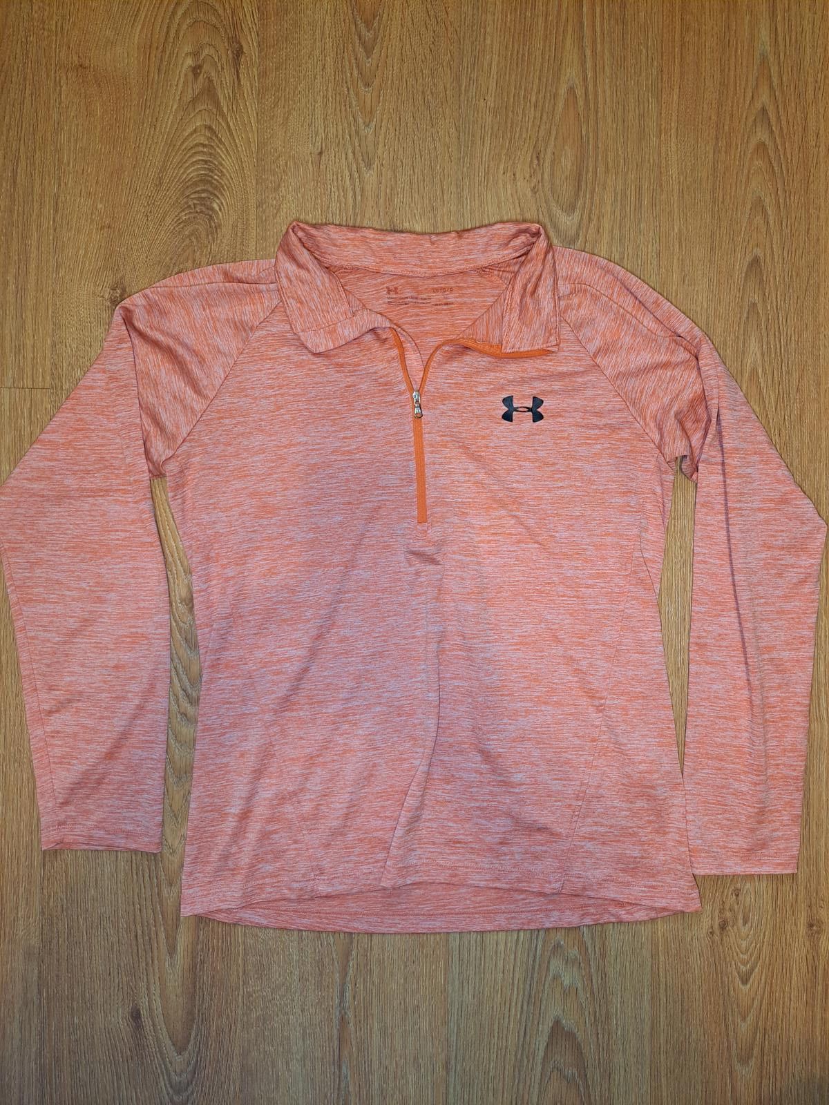 Under Armour Under Armour Quarter Zip Pullover Sweater Mens Large Orange Size US L / EU 52-54 / 3 - 1 Thumbnail