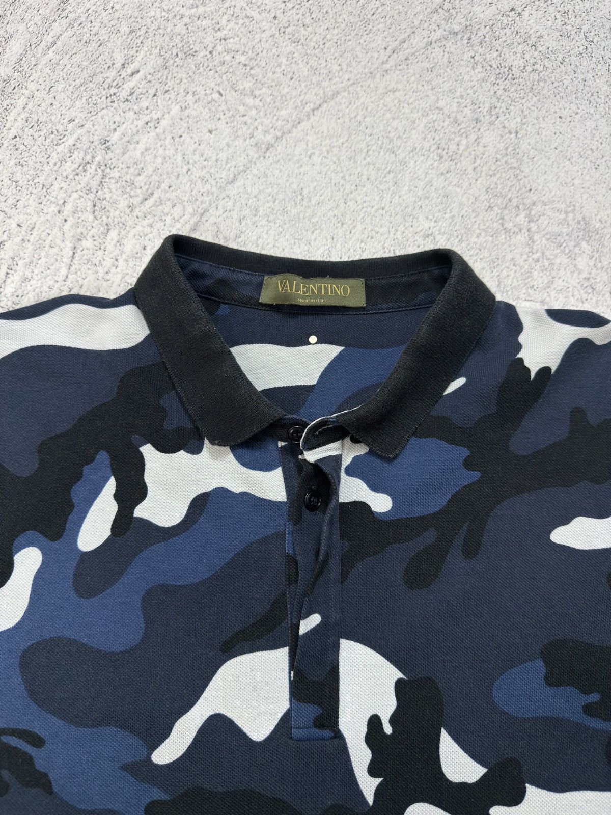 Valentino Valentino Garavani All-over Camouflage Polo Made in Italy Size US XXL / EU 58 / 5 - 8 Thumbnail