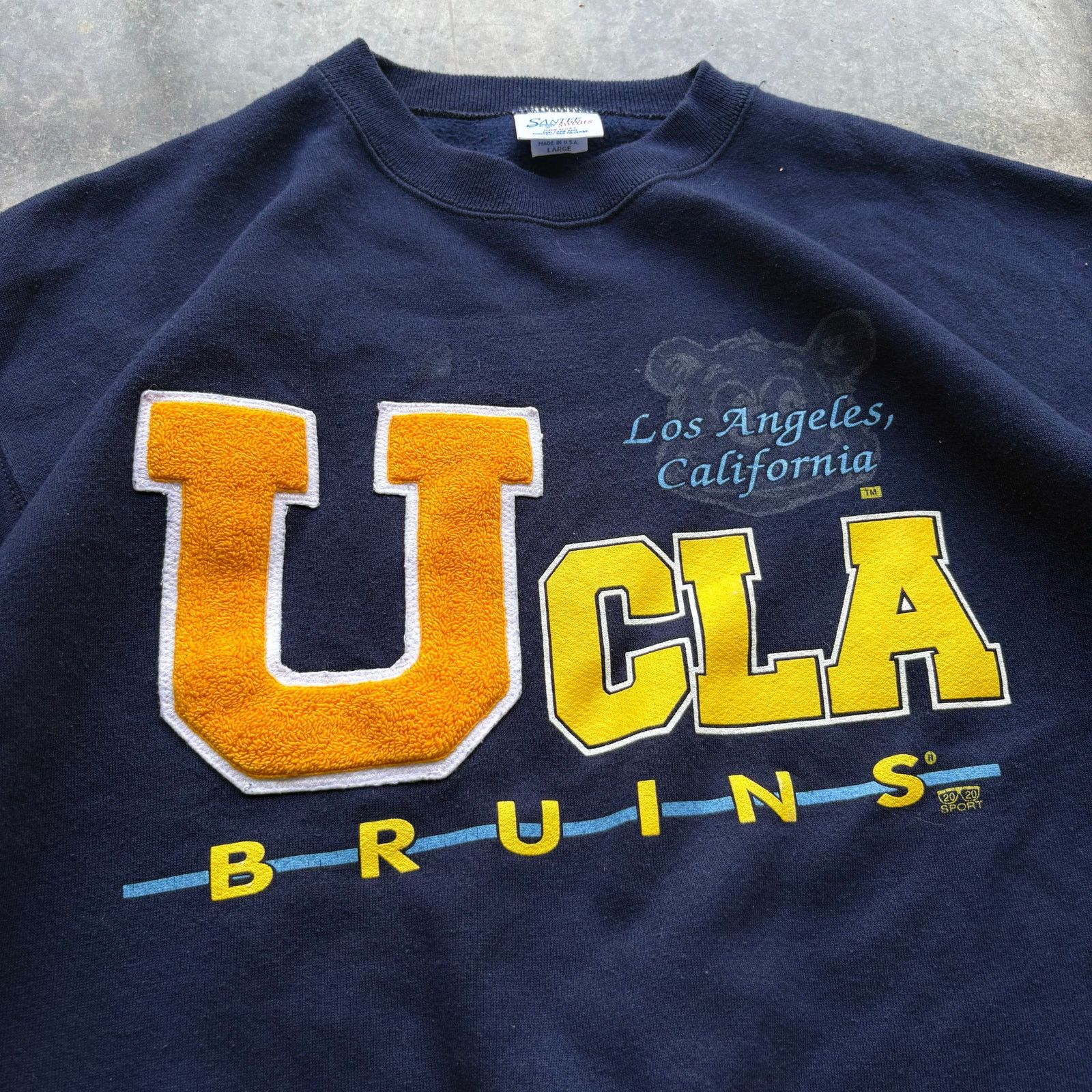 Vintage Crazy Vintage UCLA Bruins Boxy Sweatshirt Size US L / EU 52-54 / 3 - 2 Thumbnail