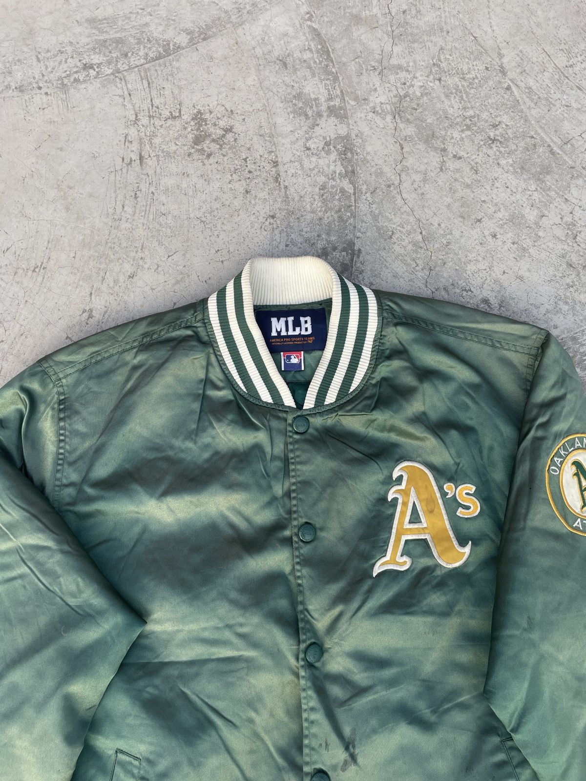 MLB Vintage Athlethic MLB baseball league jacket Size US L / EU 52-54 / 3 - 3 Thumbnail