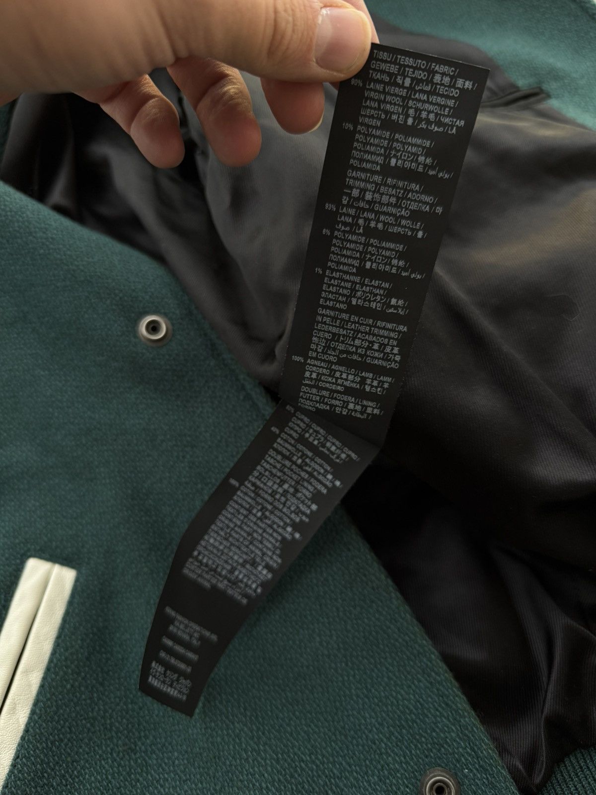 Hedi Slimane Ultra Rare Dark green hedi slimane teddy bomber jacket Size US L / EU 52-54 / 3 - 6 Thumbnail