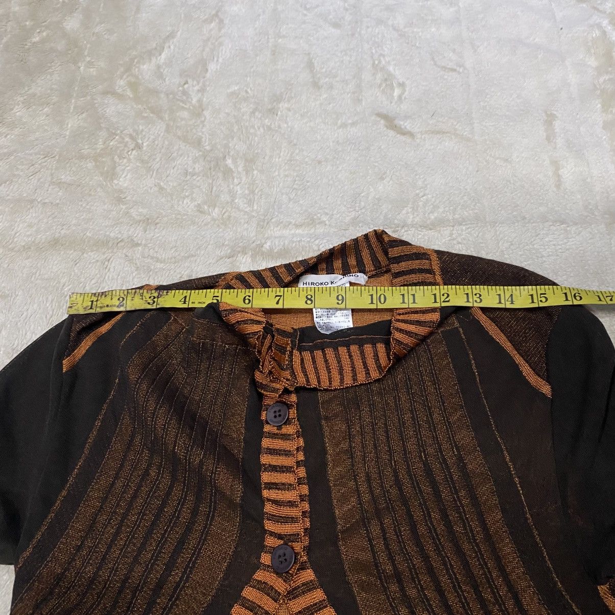 Hiroko Koshino Homme ‼️LAST DROP‼️Hiroko Koshino Cropped Panel Knit Jacket Size XS / US 0-2 / IT 36-38 - 19 Thumbnail