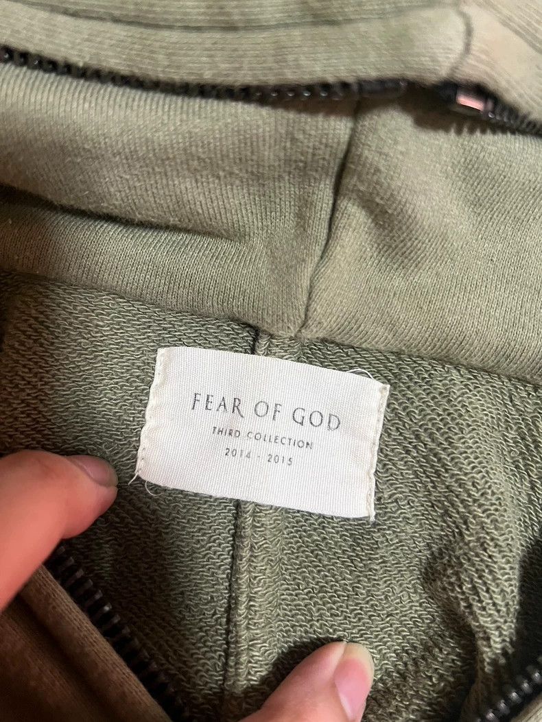 Fear of God Fear of God Olive green shoulder sweatshirt Size US M / EU 48-50 / 2 - 3 Thumbnail