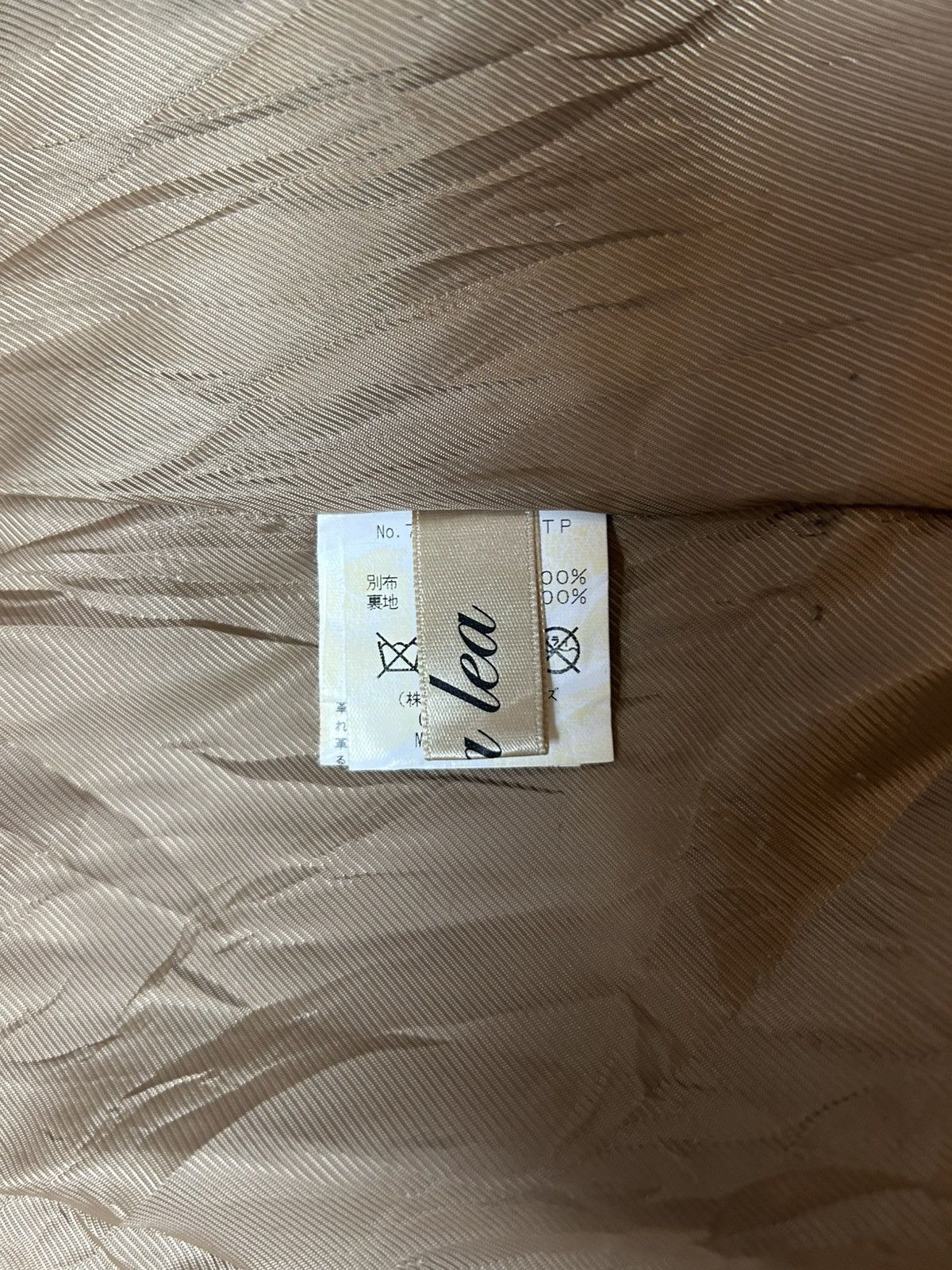 Genuine Leather × Japanese Brand LEFUA LEA LEATHER LONG COAT Size ONE SIZE - 7 Thumbnail