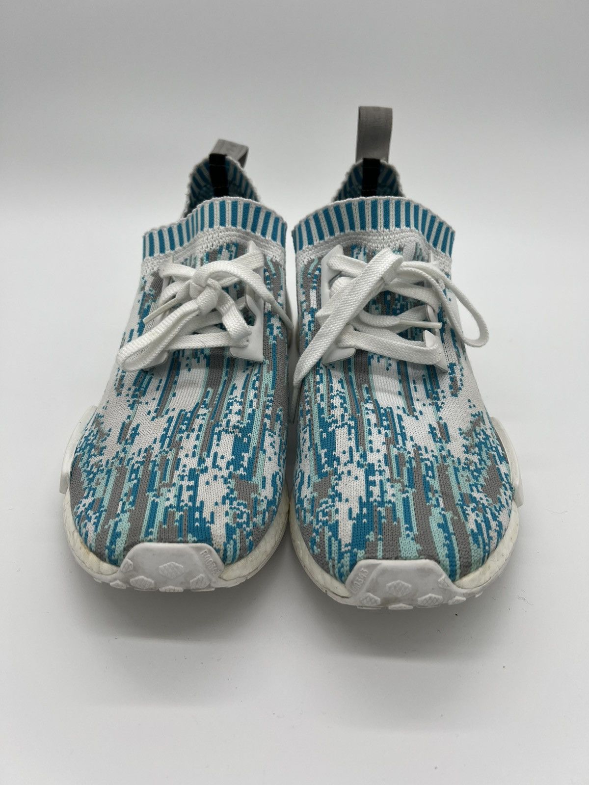 Adidas × Sneakersnstuff Sneakersnstuff x Adidas NMD_R1 primeknit “Datamosh” Size US 9.5 / EU 42-43 - 3 Thumbnail