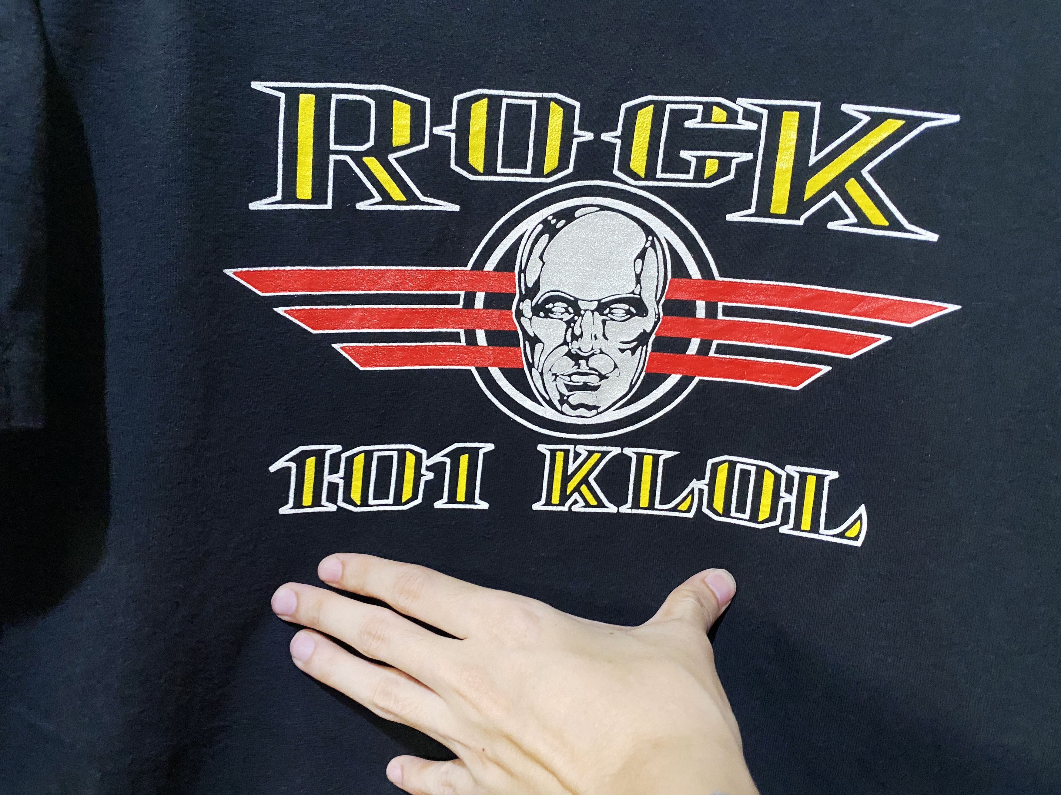 Band Tees × Vintage Vintage 90s KLOL Rock 101 Shirt Size US XL / EU 56 / 4 - 2 Thumbnail