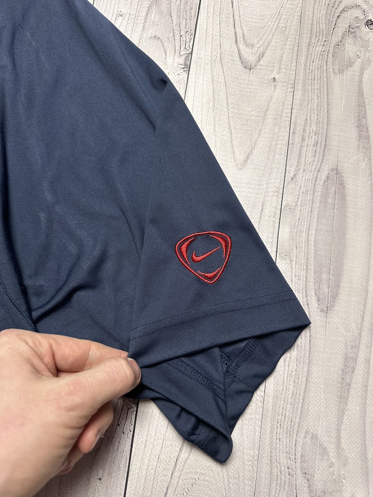 Nike × Vintage Vintage Nike Total 90 tee jersey size L logo striped Size US L / EU 52-54 / 3 - 5 Thumbnail