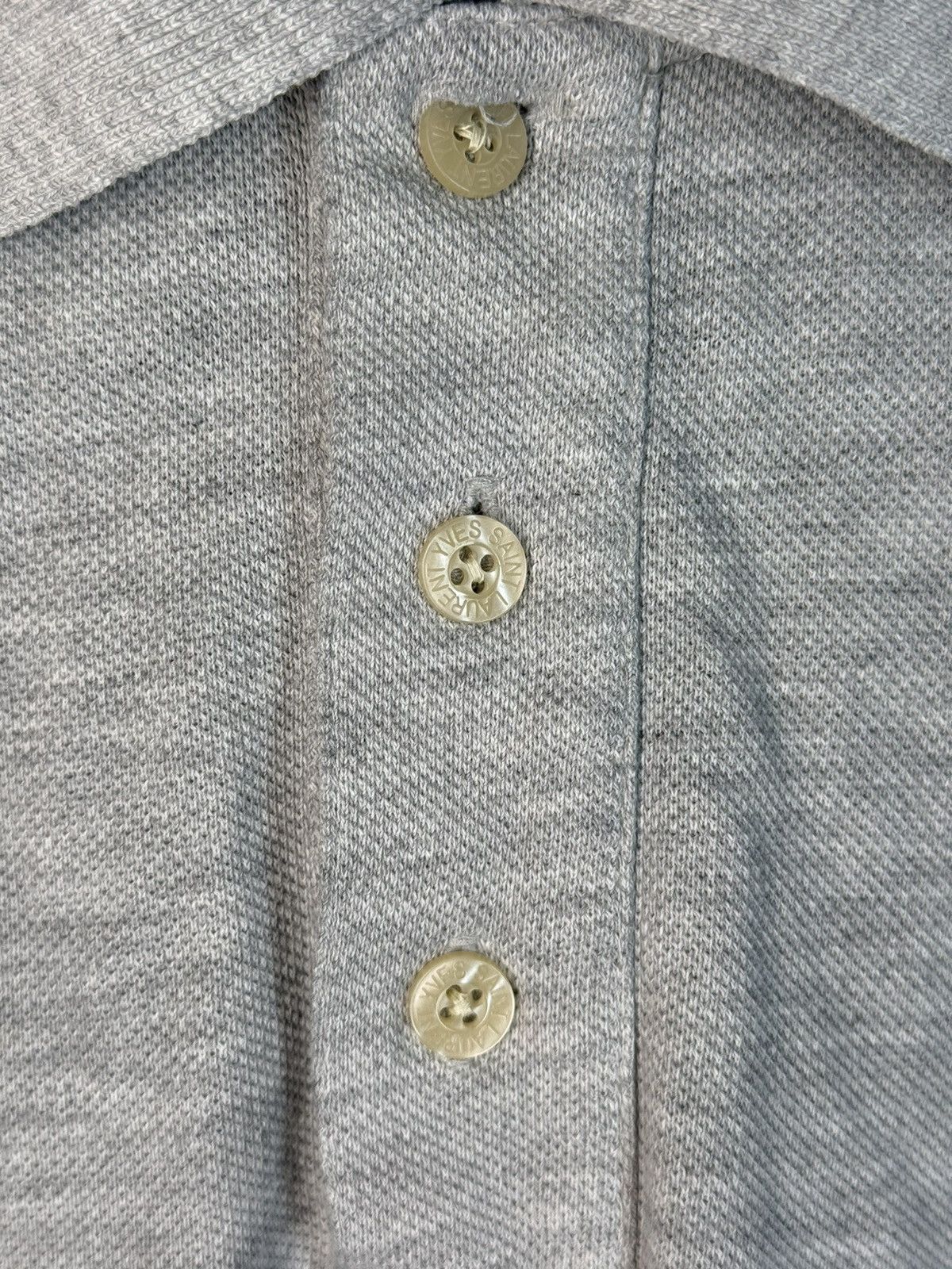 Yves Saint Laurent Grey YSL Polo Shirt Summer YSL T-shirt YSL Shirt Size US S / EU 44-46 / 1 - 9 Thumbnail
