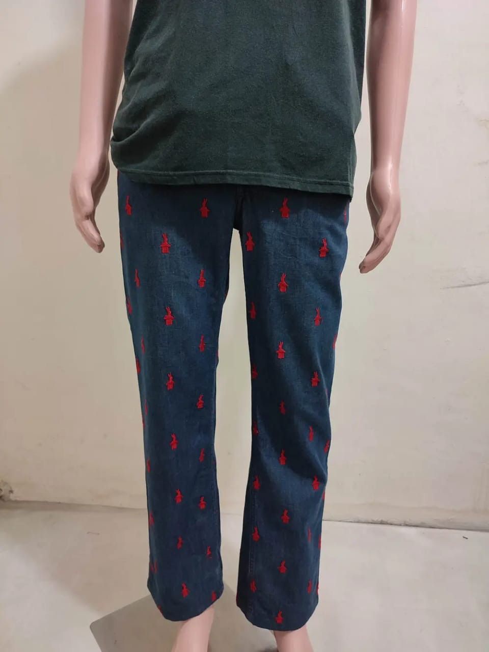 Viktor & Rolf Viktor & Rolf Full Embroidery Design Pants Made In Italy Size US 29 - 14 Thumbnail