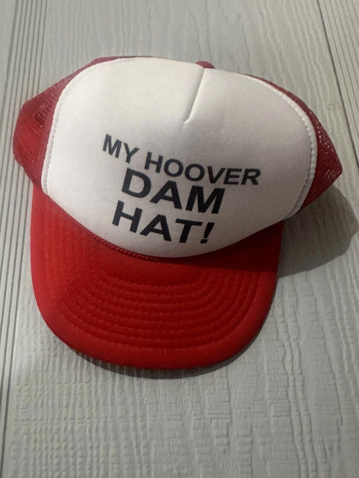 Designer My Hoover Dam Hat - Fun Red Trucker Cap Size ONE SIZE - 1 Thumbnail