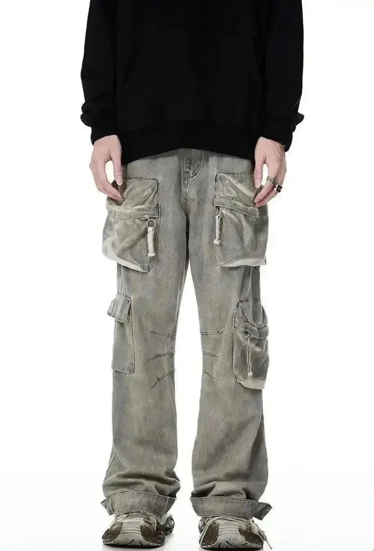 Japanese Brand Streetwear distressed hiphop cargo baggy pants y2k Size US 30 / EU 46 - 2 Thumbnail