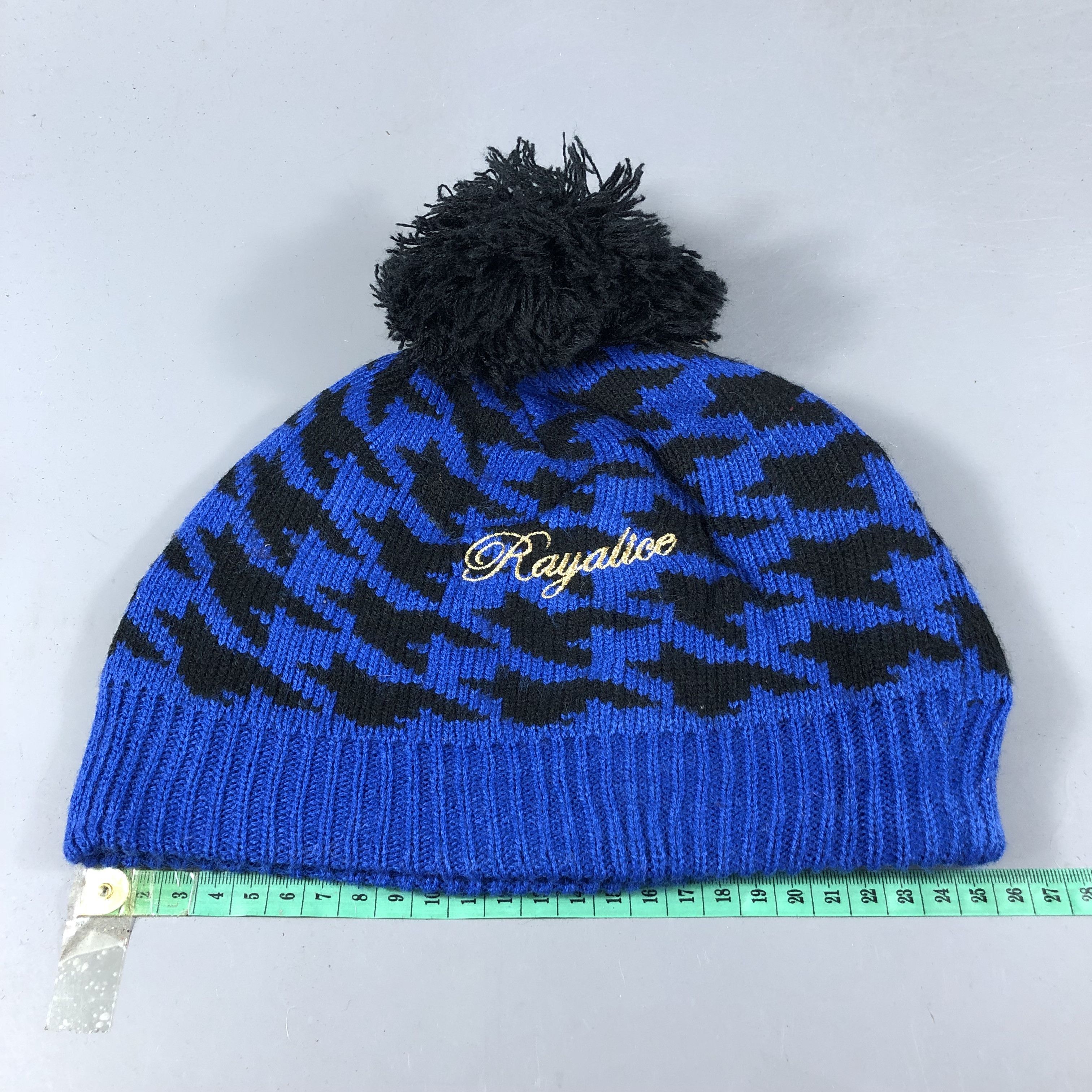 Vintage Rayalice Houndstooth Bobble Beanie Snowcap Snow Hat B1047 Size ONE SIZE - 3 Thumbnail