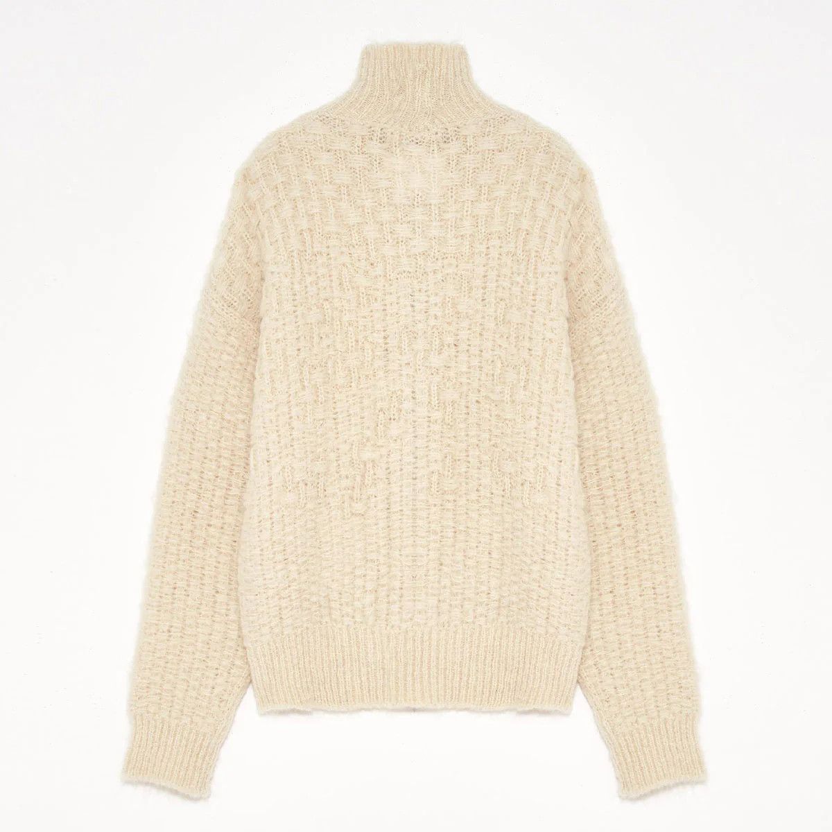 Jil Sander o1w1db10825 Zipped Cardigan in Beige Size US L / EU 52-54 / 3 - 2 Thumbnail