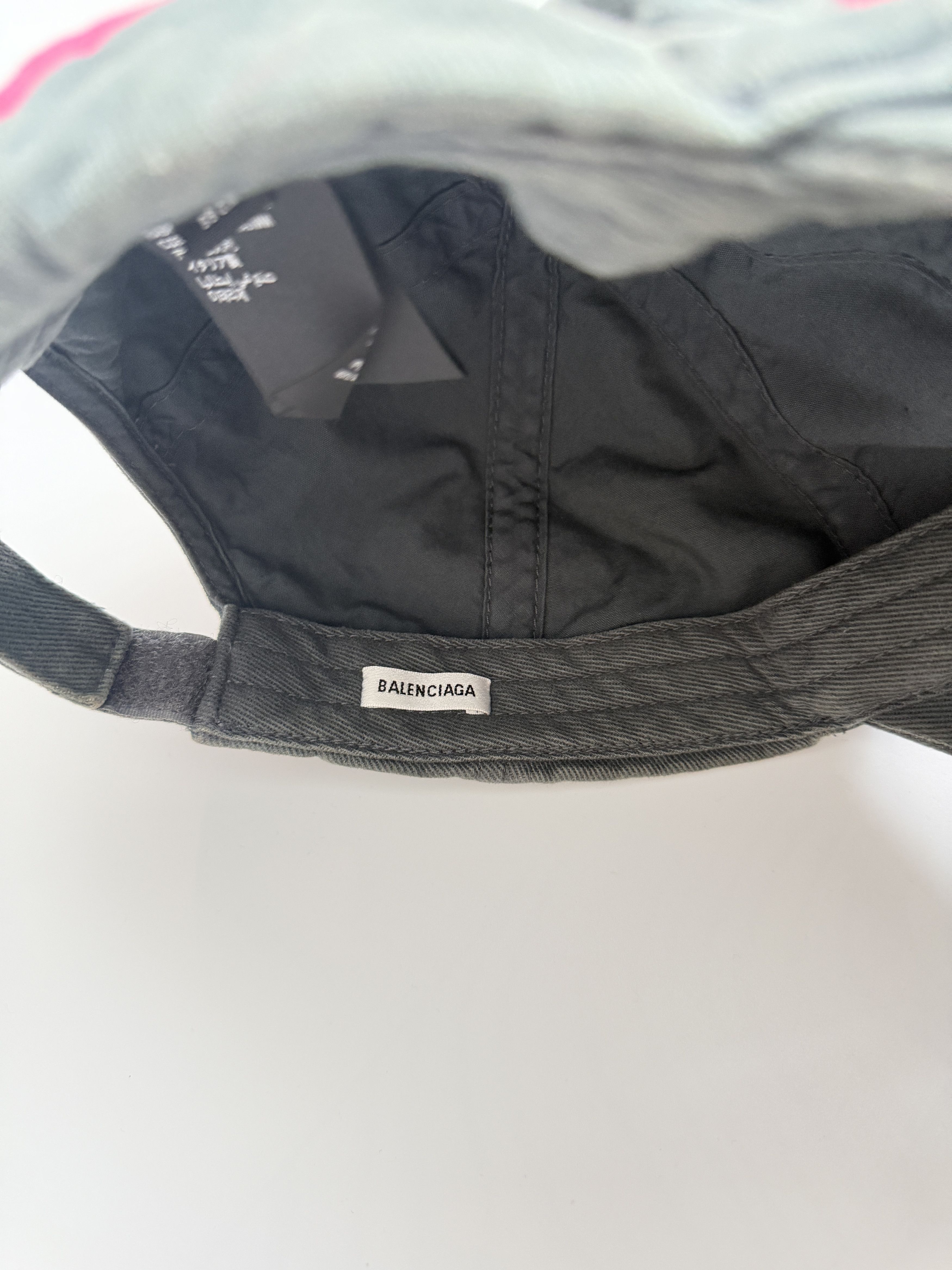 Balenciaga BB Sprayed Cap Baseball Cap Size ONE SIZE - 5 Thumbnail
