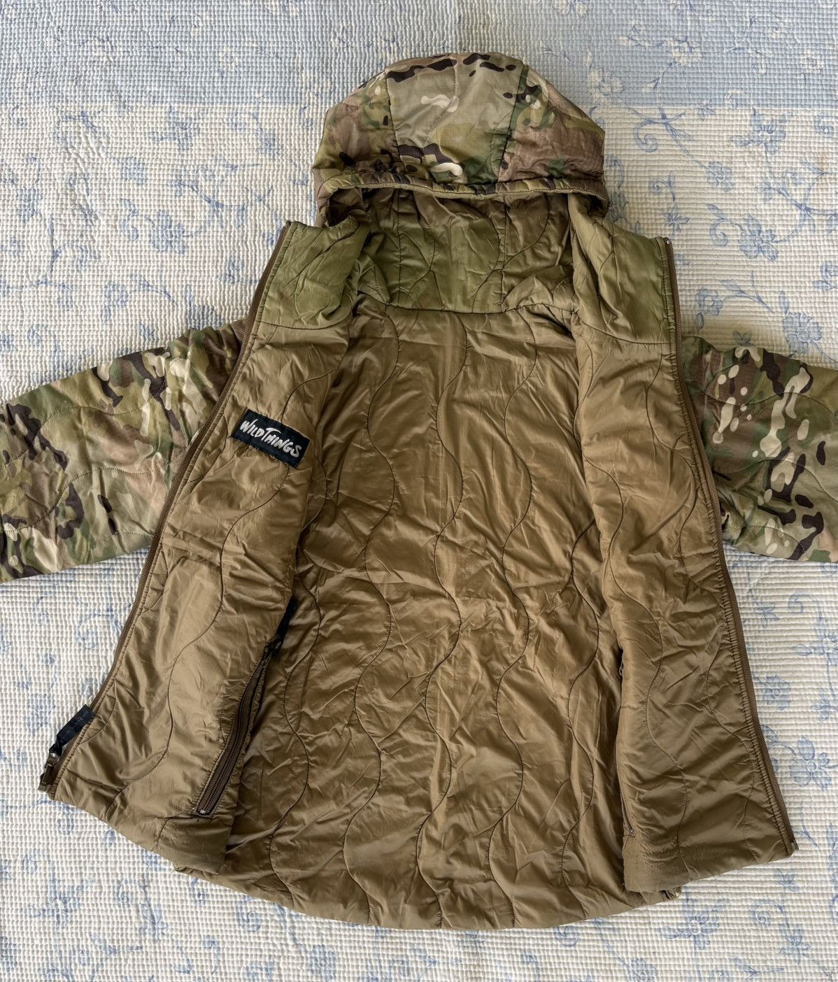 Wild Things Wild Things Quilted Camouflage Reversible Hoodie Jacket Size US S / EU 44-46 / 1 - 6 Thumbnail