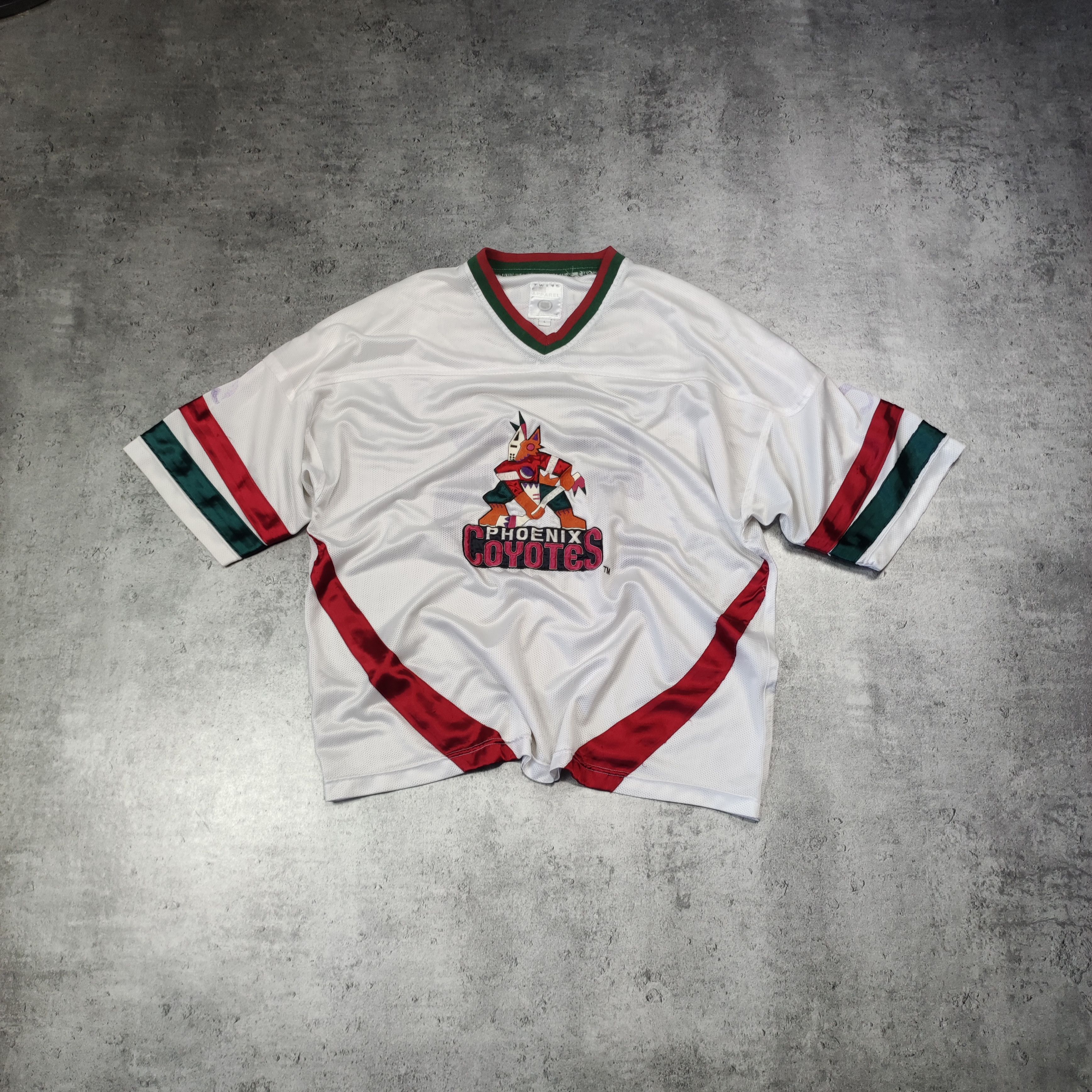 NHL × Vintage RARE 90s NHL Hockey #55 Phoenix Coyotes Jersey Size US L / EU 52-54 / 3 - 1 Thumbnail