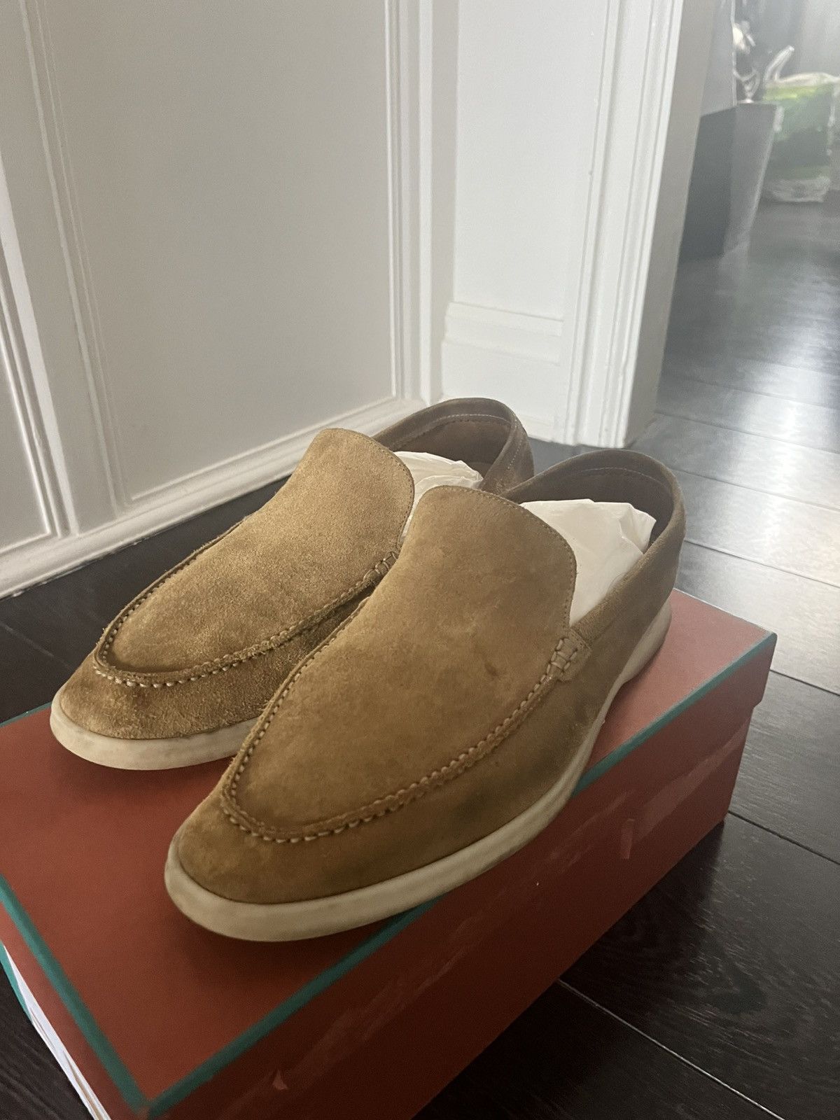 Loro Piana Loro Piana summer walk beige size uk 9.5 eu 43.5 Size US 10.5 / EU 43-44 - 1 Thumbnail