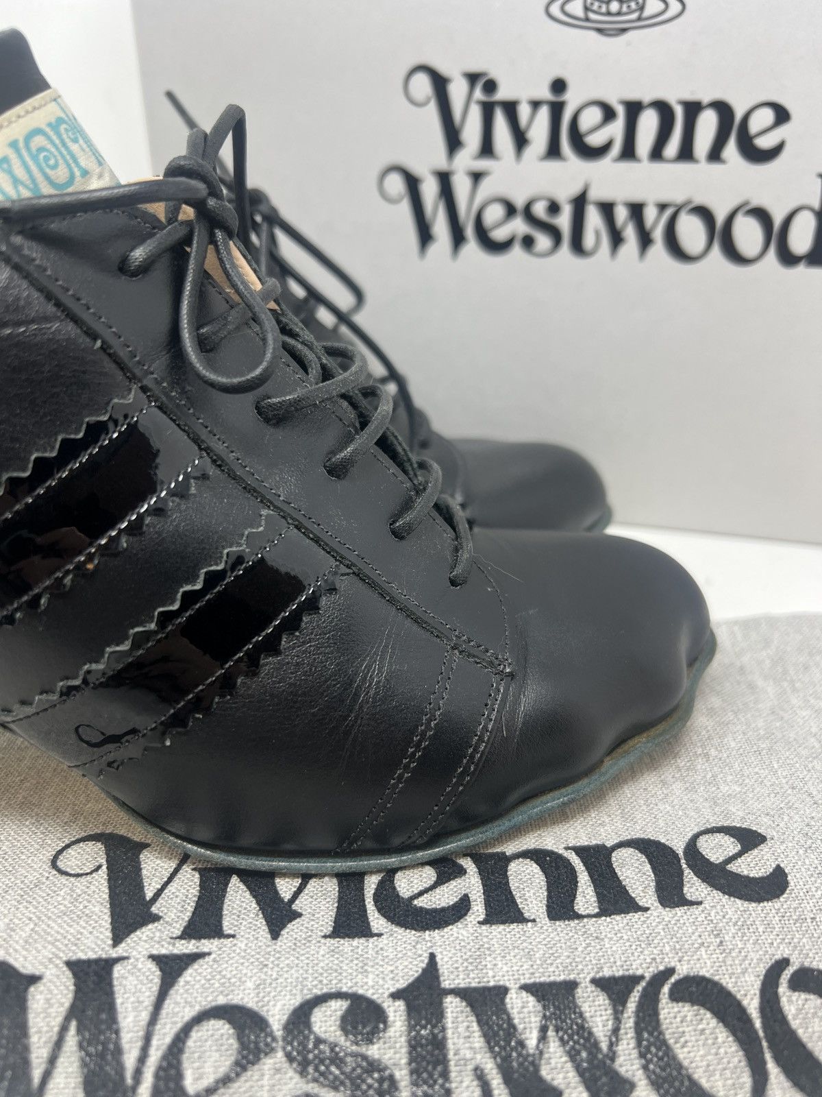 Vivienne Westwood Vivienne Westwood black Tracey Trainer Animal Toe Kitten Size US 9 / IT 39 - 4 Thumbnail