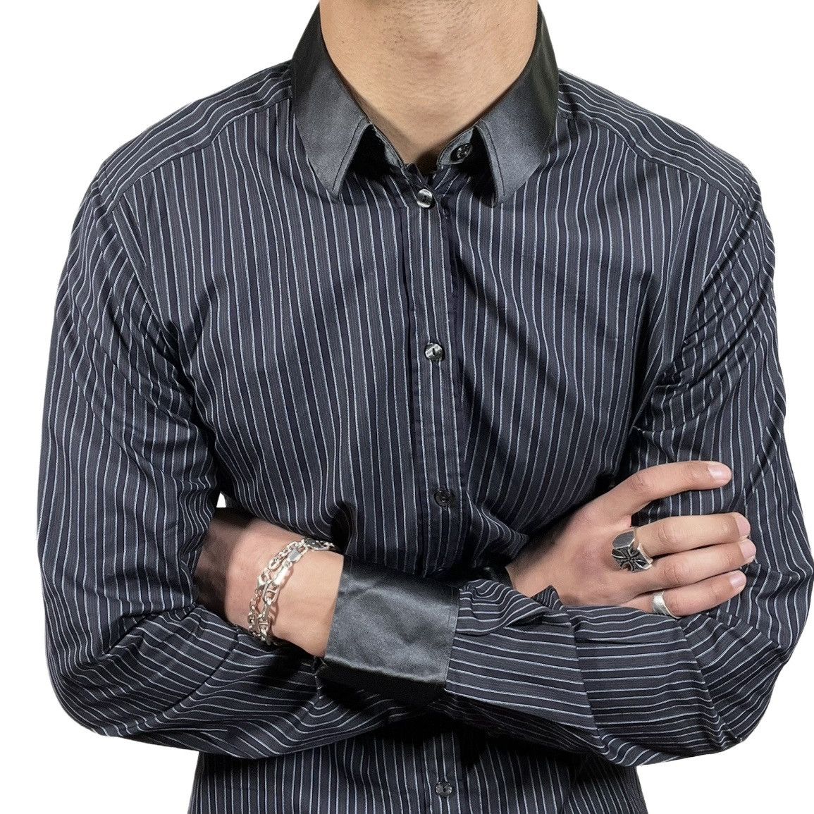 Dolce & Gabbana Dolce & Gabbana Striped Shirt Size US S / EU 44-46 / 1 - 2 Thumbnail