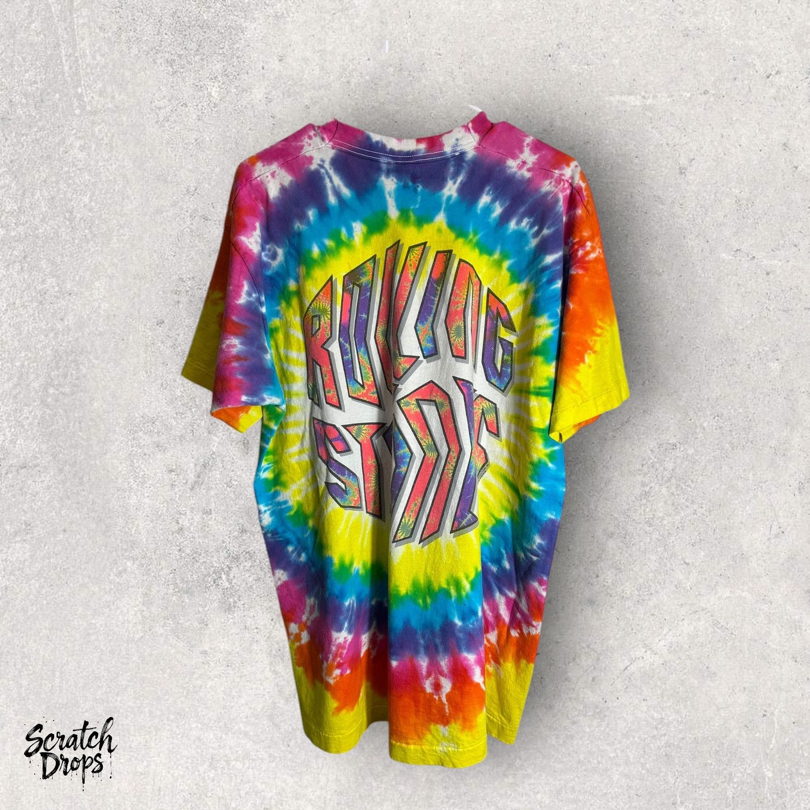 Liquid Blue Vintage Liquid Blue XL Tie Dye Rolling Stones Tongue Shirt Size US XL / EU 56 / 4 - 2 Thumbnail