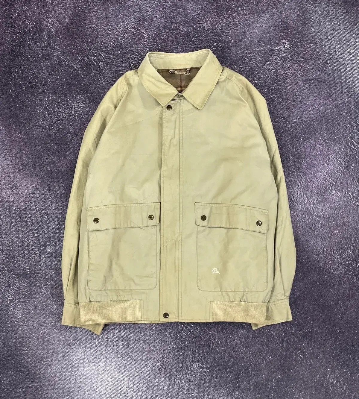 Burberry Vintage Burberry Nova Check Cream Luxury Jacket Size US M / EU 48-50 / 2 - 2 Thumbnail