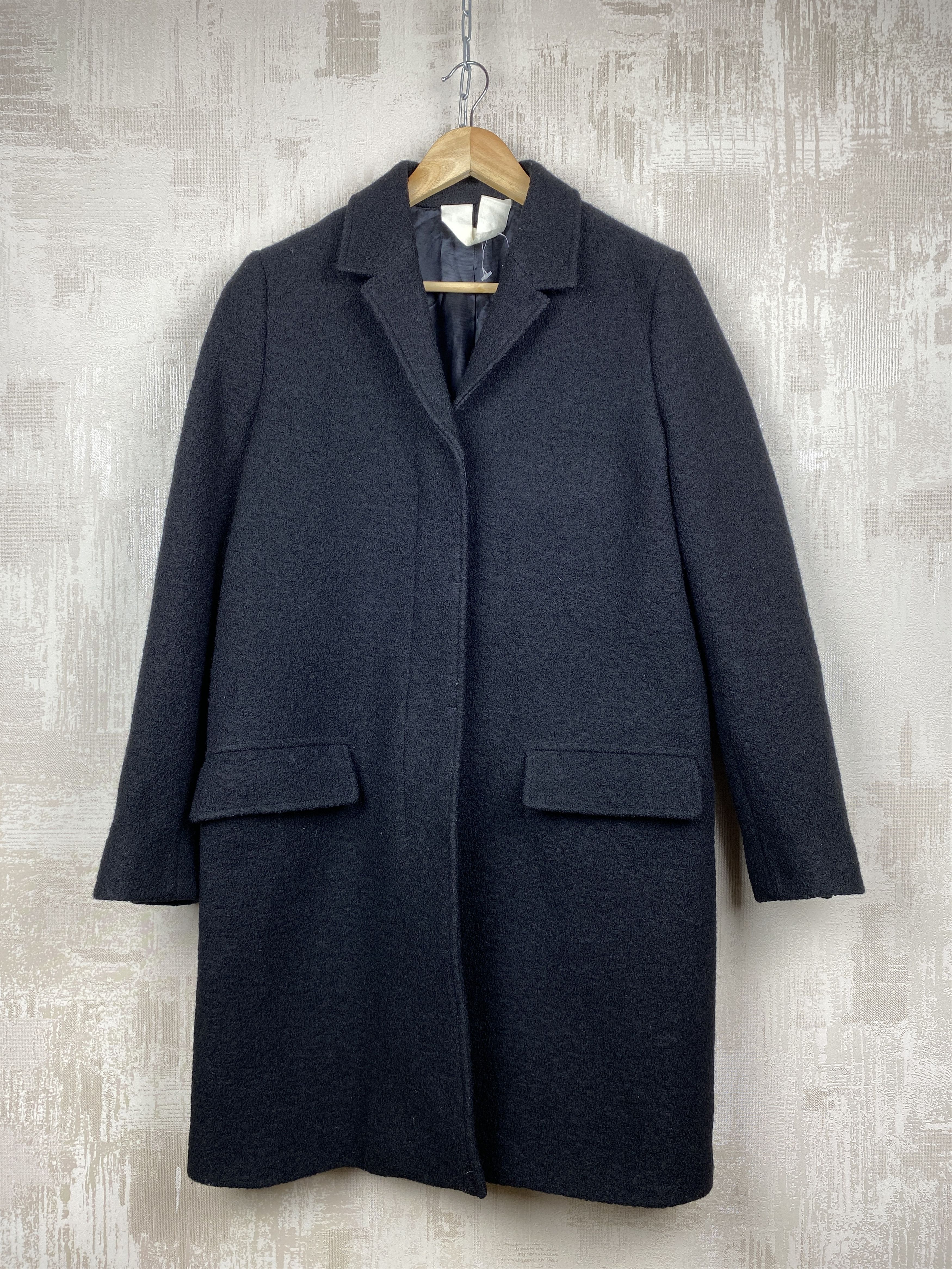 Arket Arket Nova Fides Wool Boucle Black Oversized Casual Coat Size M / US 6-8 / IT 42-44 - 4 Thumbnail