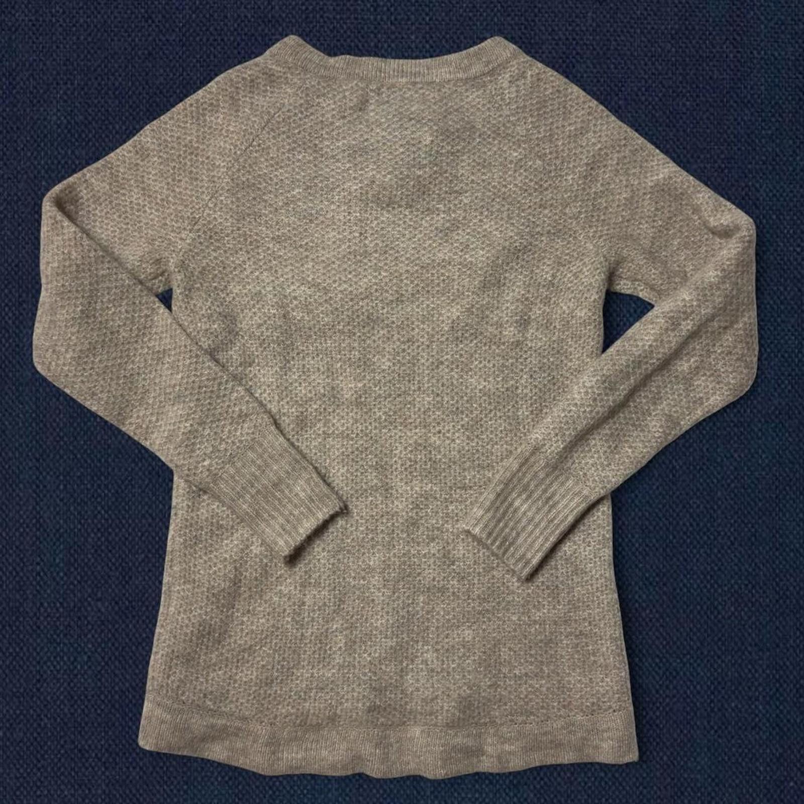 Abercrombie & Fitch Abercrombie & Fitch zip neck knit sweater oatmeal XS Size XS / US 0-2 / IT 36-38 - 3 Thumbnail
