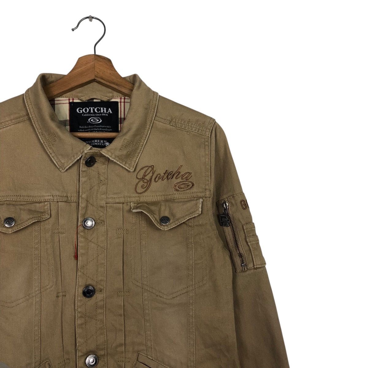 Japanese Brand 📌Vintage Biker Jacket Gotcha Punk Design Style Size US S / EU 44-46 / 1 - 7 Thumbnail