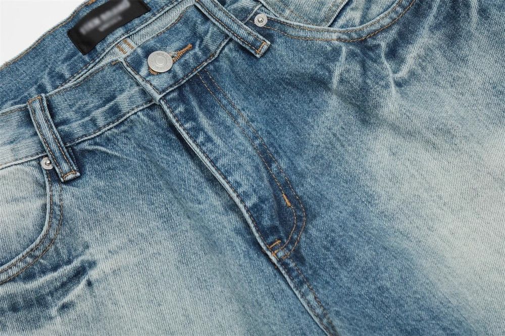 Japanese Brand × Jean Washed straight casual loose denim straight trousers Size US 34 / EU 50 - 4 Thumbnail
