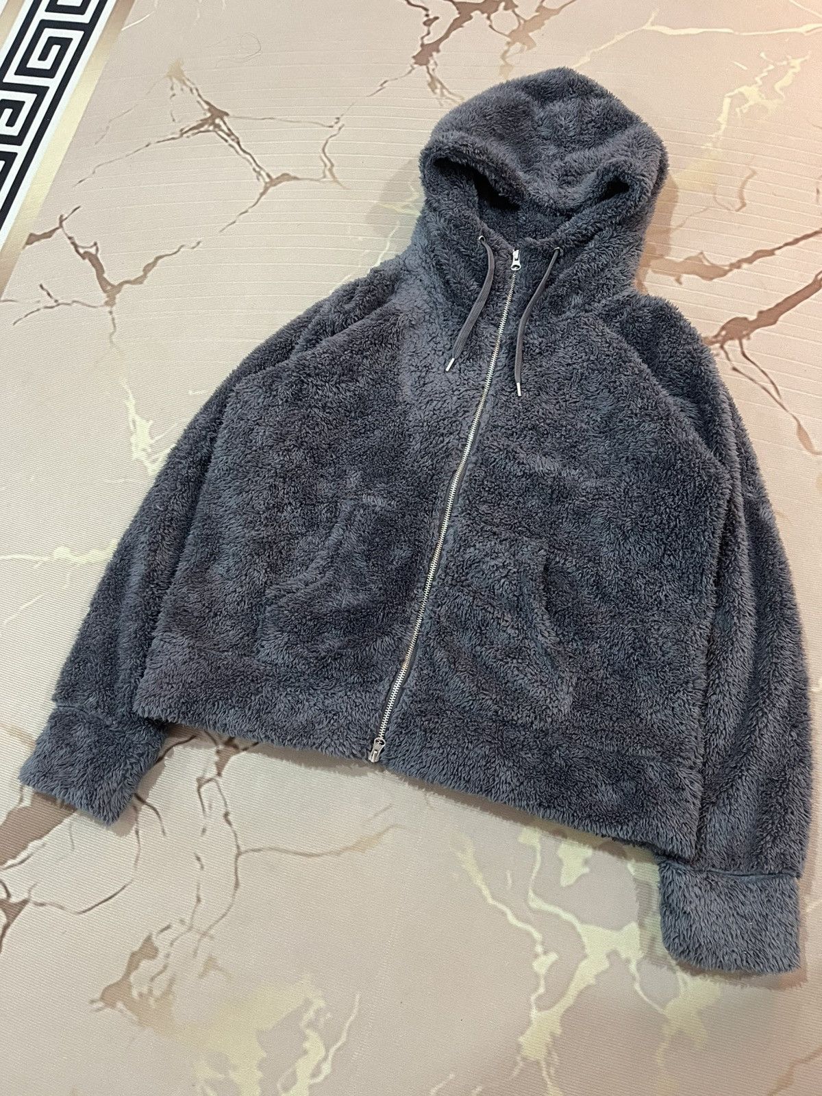 Japanese Brand Power To The People Fleece Zip Hoodie Grey Size US M / EU 48-50 / 2 - 3 Thumbnail