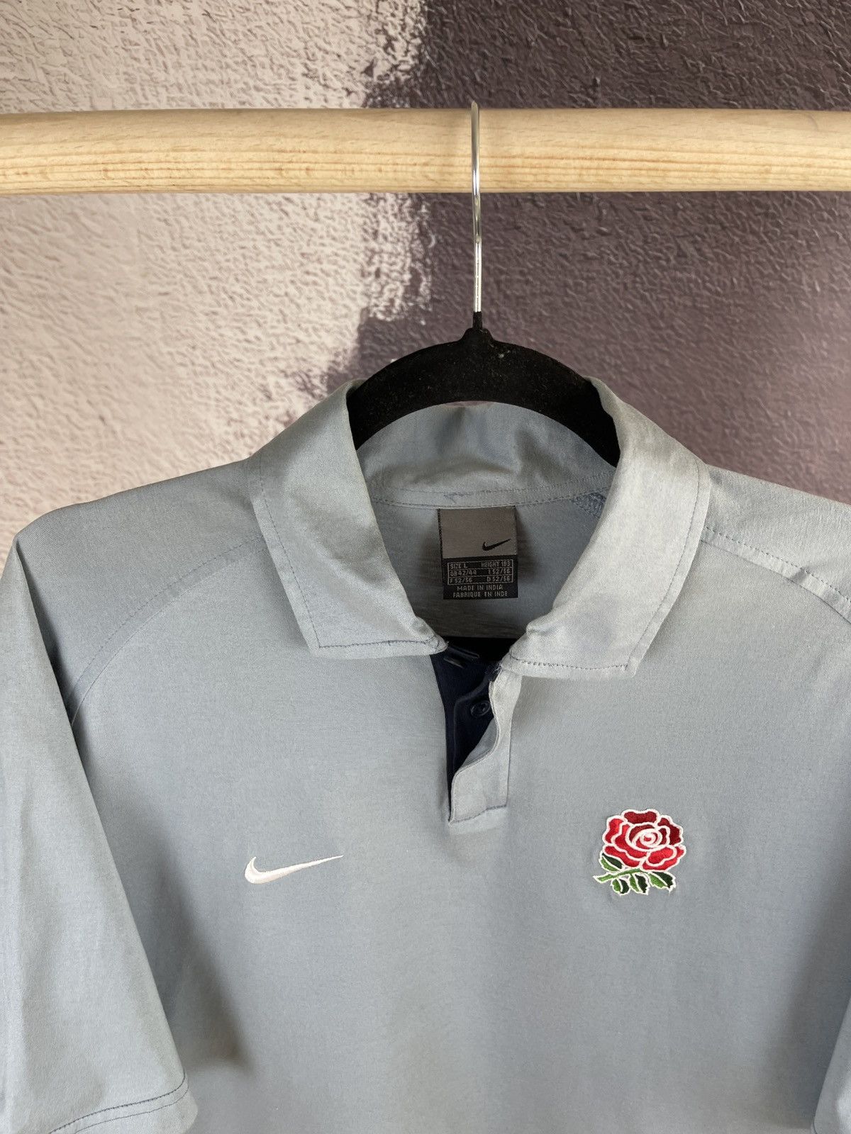 Nike Nike vintage y2k double logo swoosh rugby polo tee shirt Size US L / EU 52-54 / 3 - 6 Thumbnail