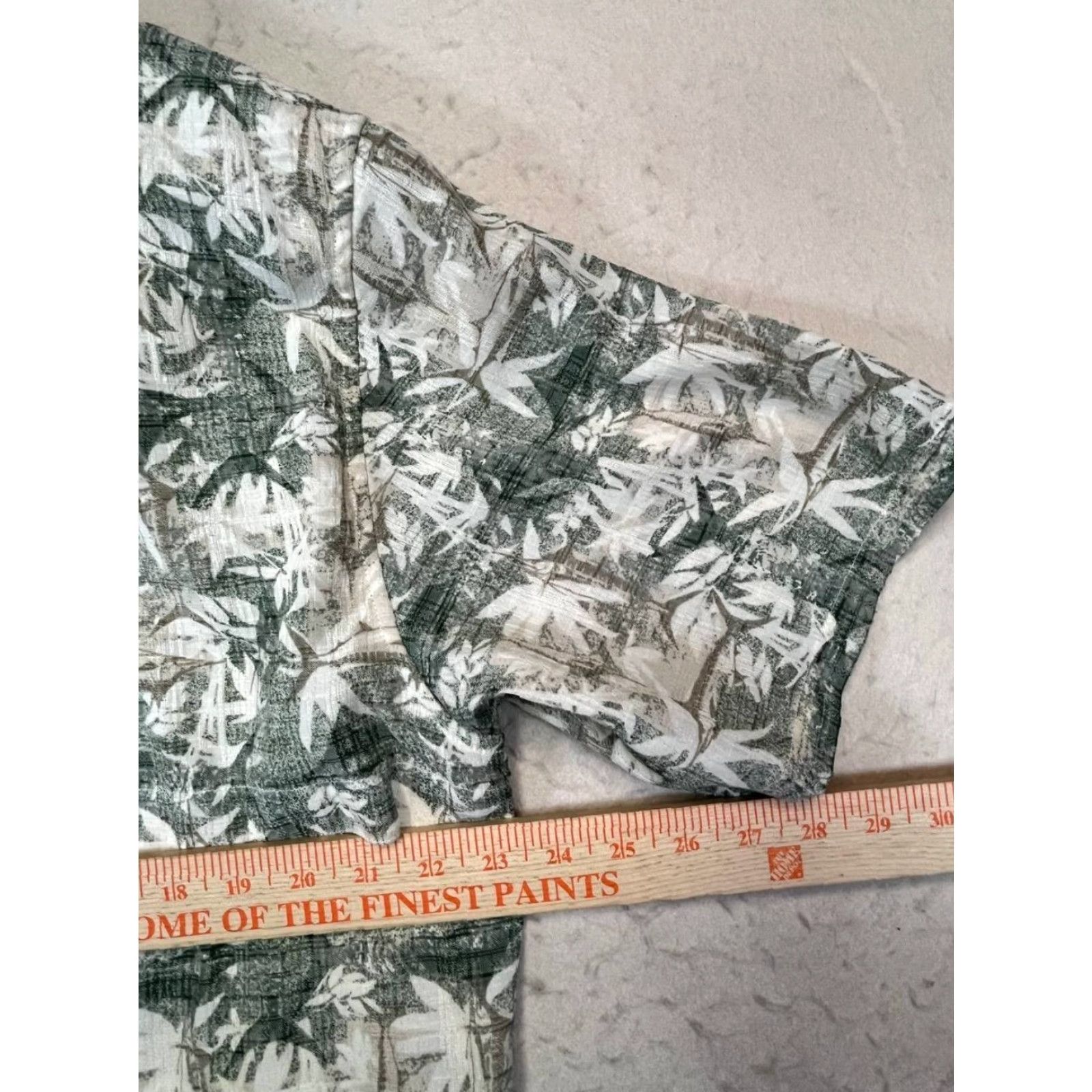 ExOfficio ExOfficio Shirt Men L Button-Up Short Sleeve All Seasons Breathable Green Palm Tree Nature Fish Outdoor Shirt Men L Size US L / EU 52-54 / 3 - 3 Thumbnail